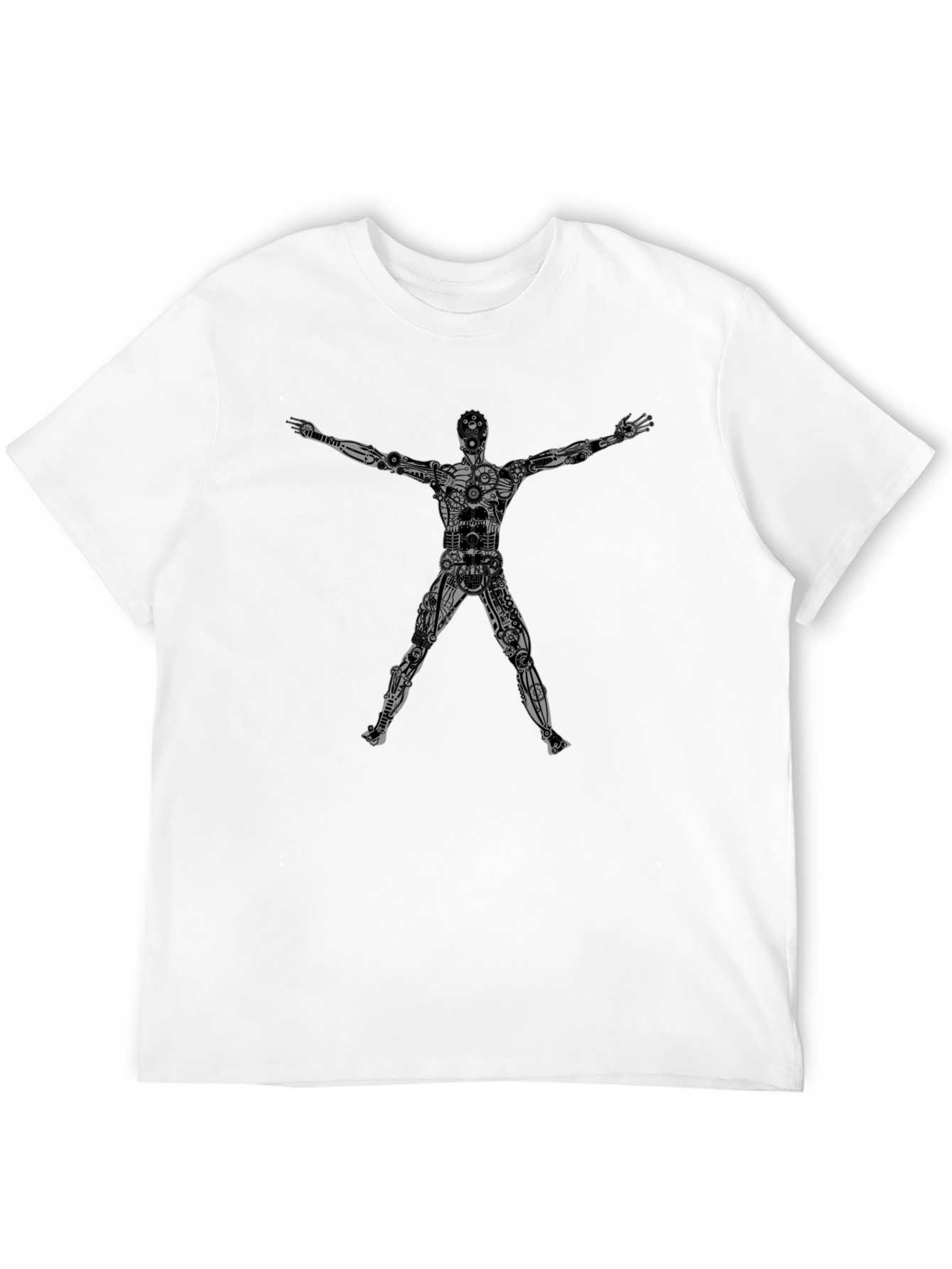 Steampunk Robot Graphic T-Shirt - Mens