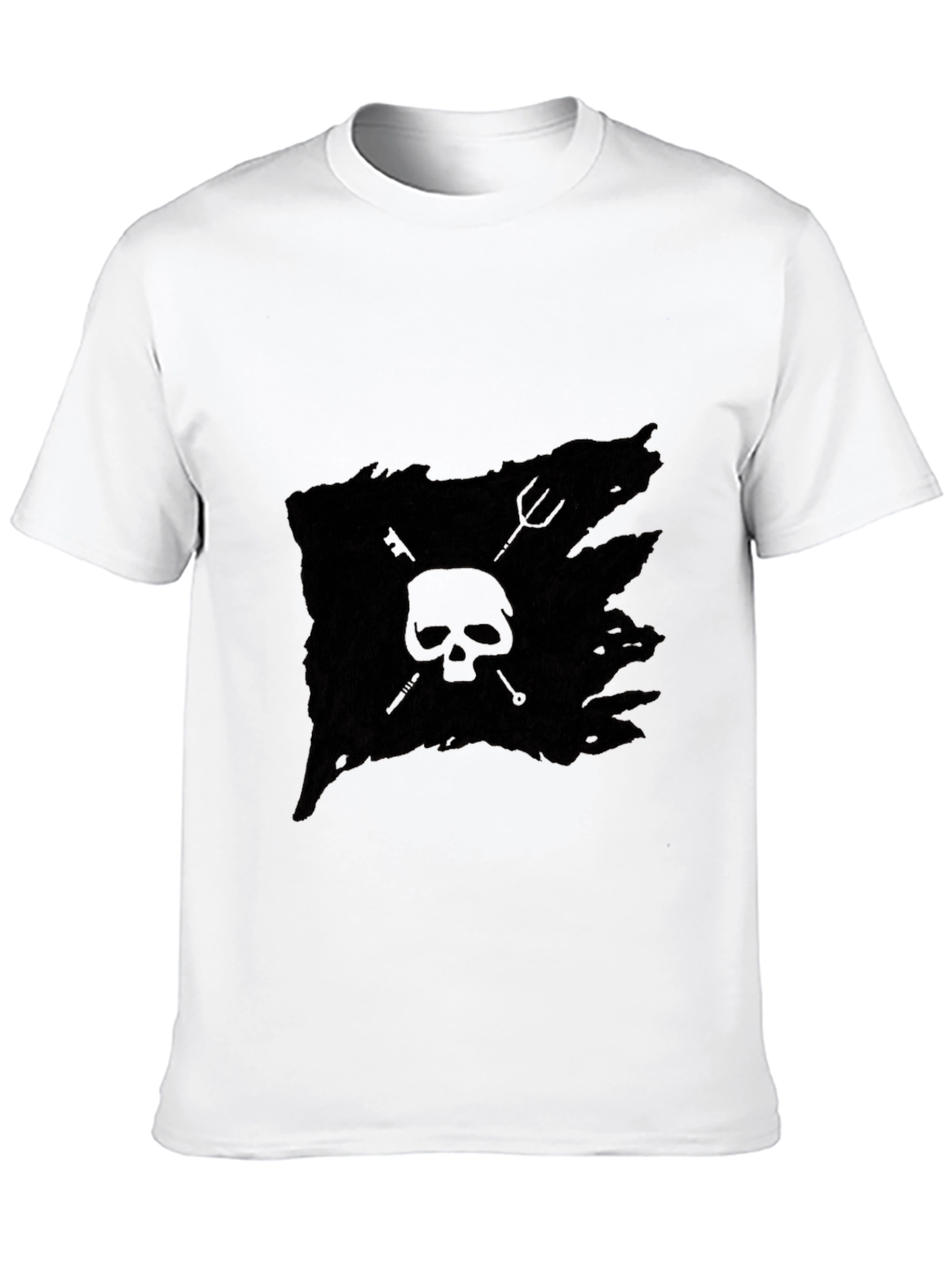Black Pirate Flag Skull T-Shirt