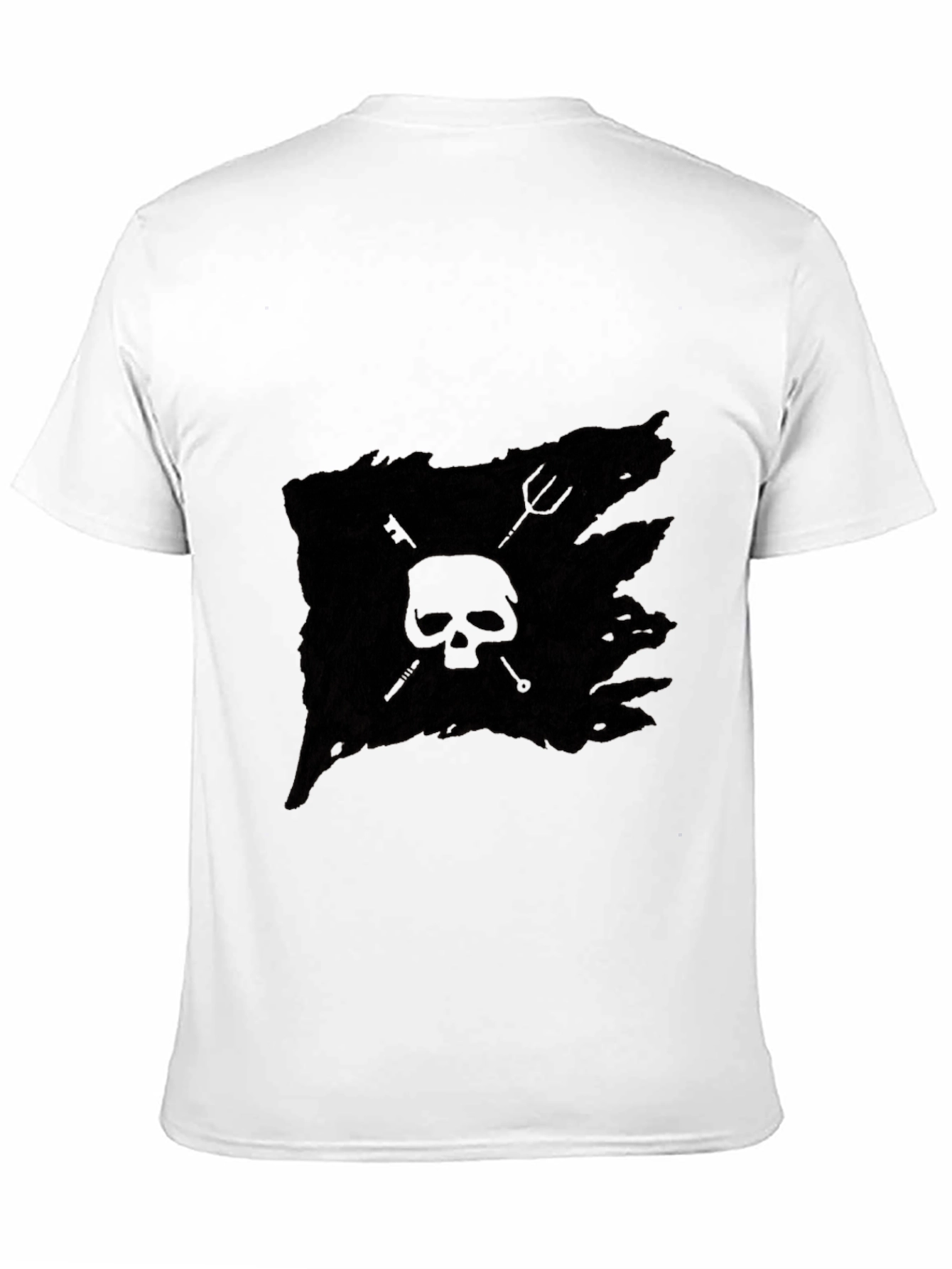 Black Pirate Flag Skull T-Shirt