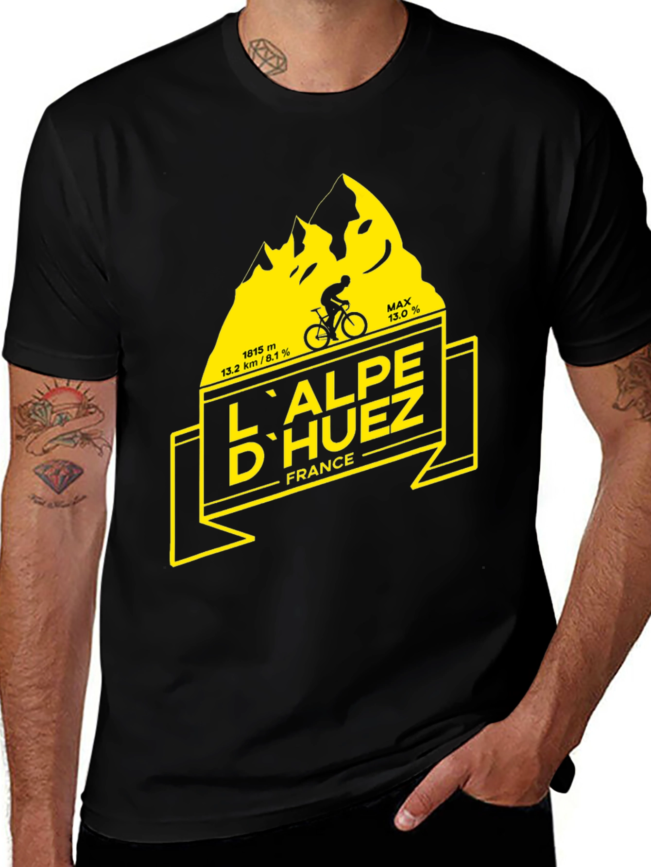 Alpe DHuez France Cycling T-Shirt