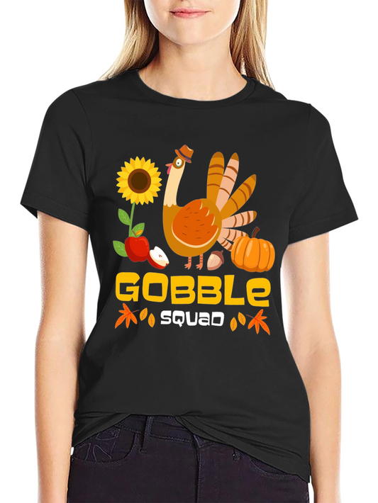 Gobble Squad Thanksgiving T-Shirt