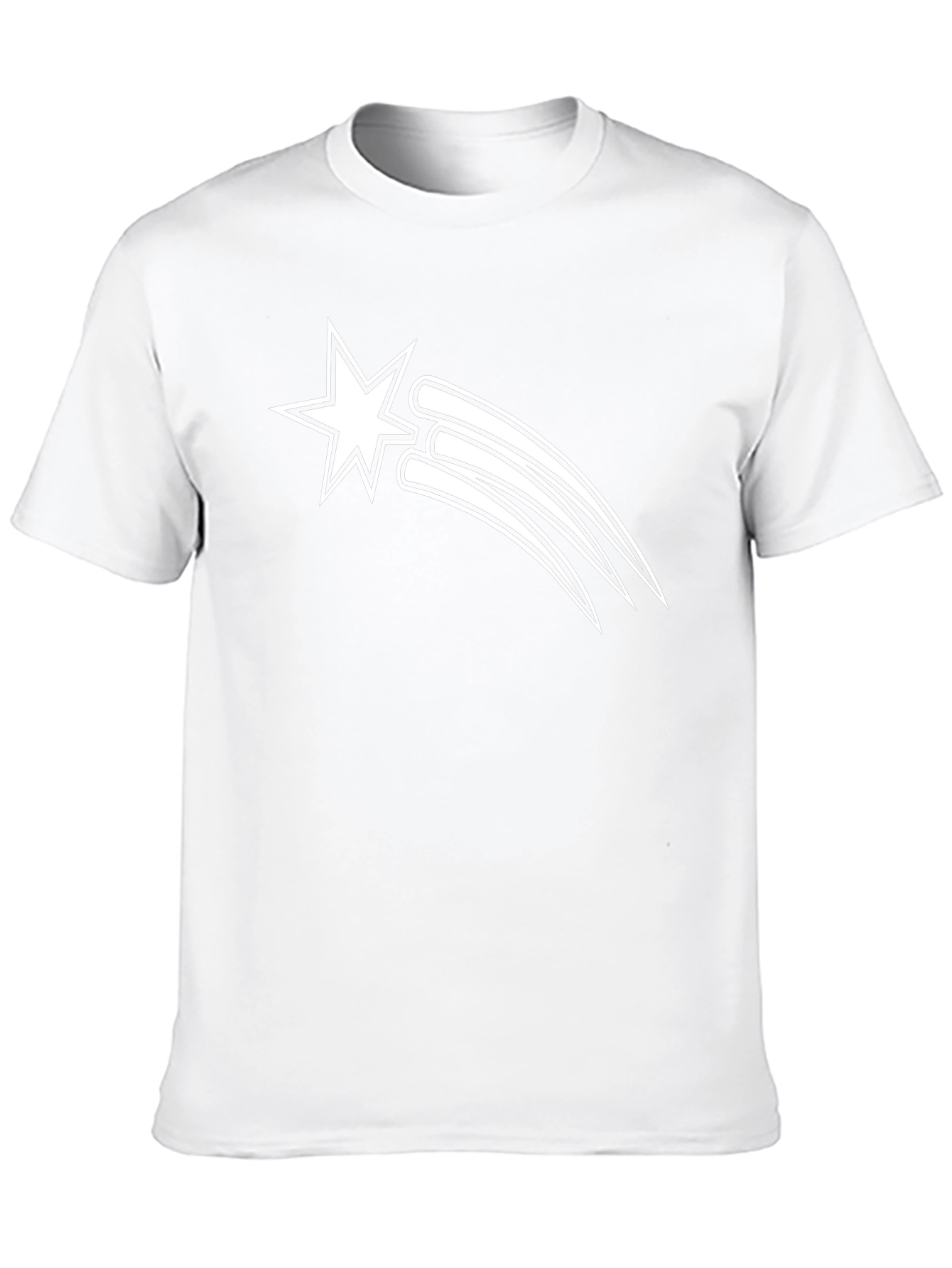 Shooting Star Black T-Shirt - Stylish Graphic Tee