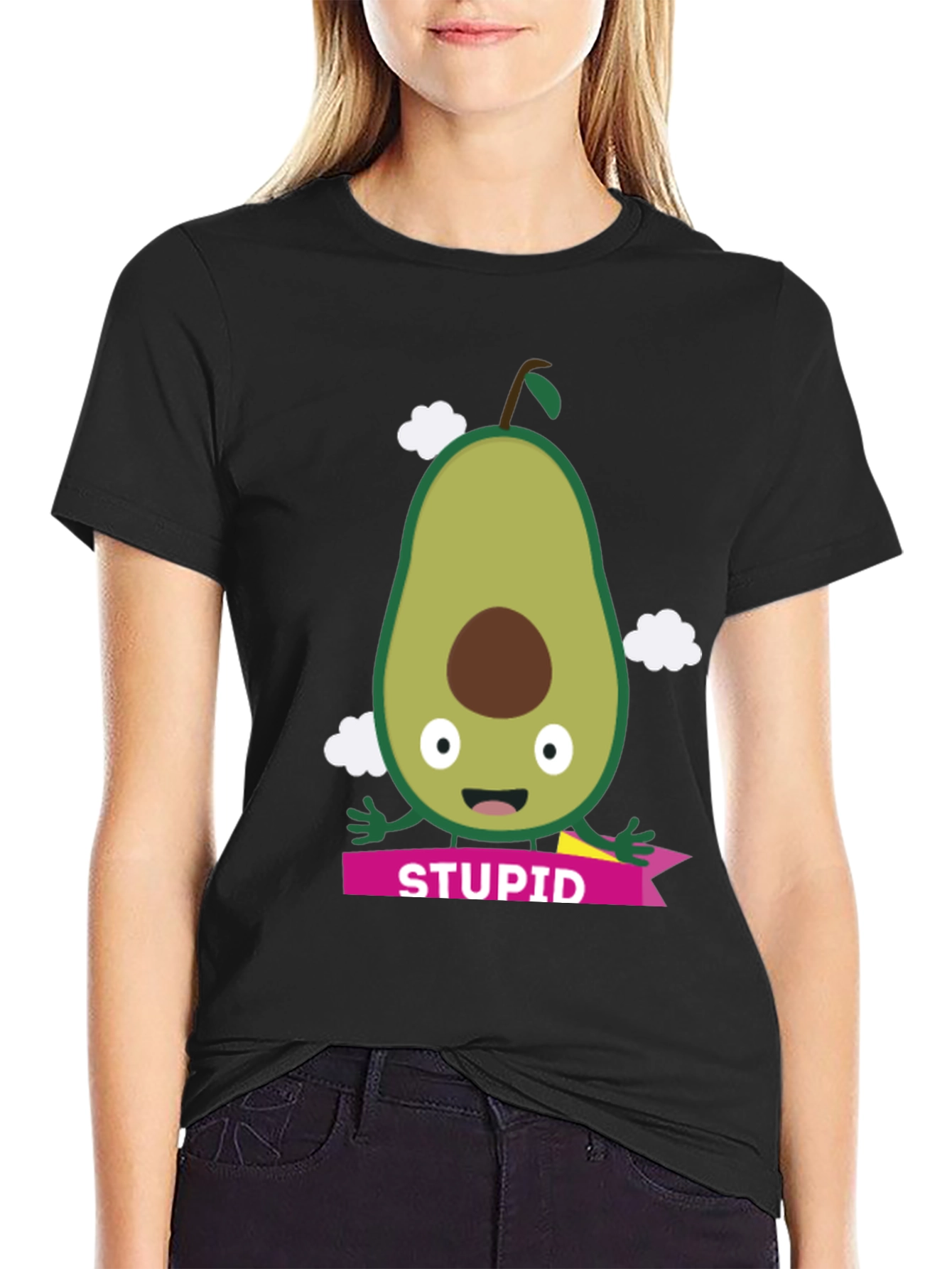 Funny Avocado Stupid T-Shirt