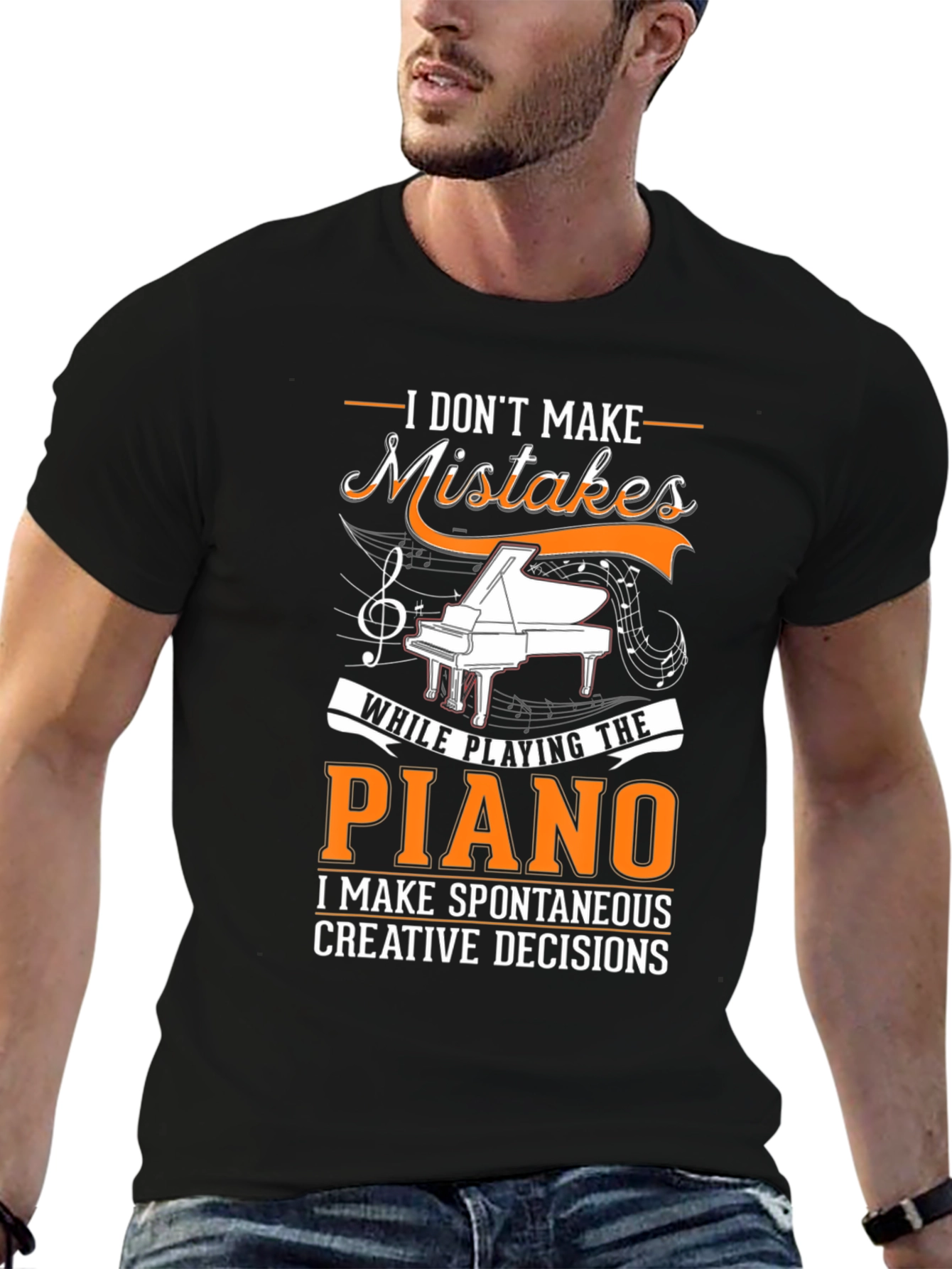 I Dont Make Mistakes Piano T-Shirt