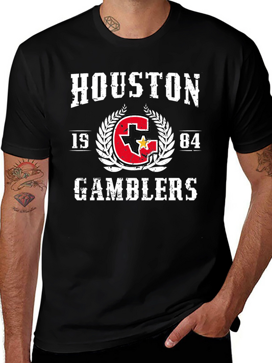 Houston Gamblers T-Shirt - Vintage 1984