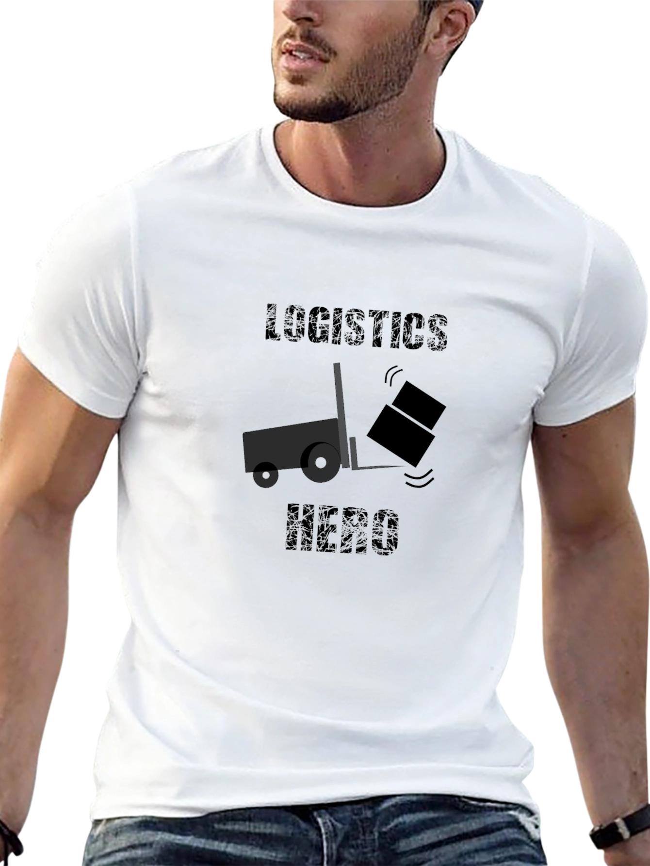 Logistics Hero Black T-Shirt