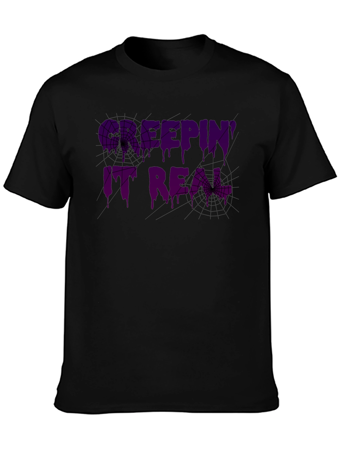 Spooky Keepin it Real Graphic T-Shirt