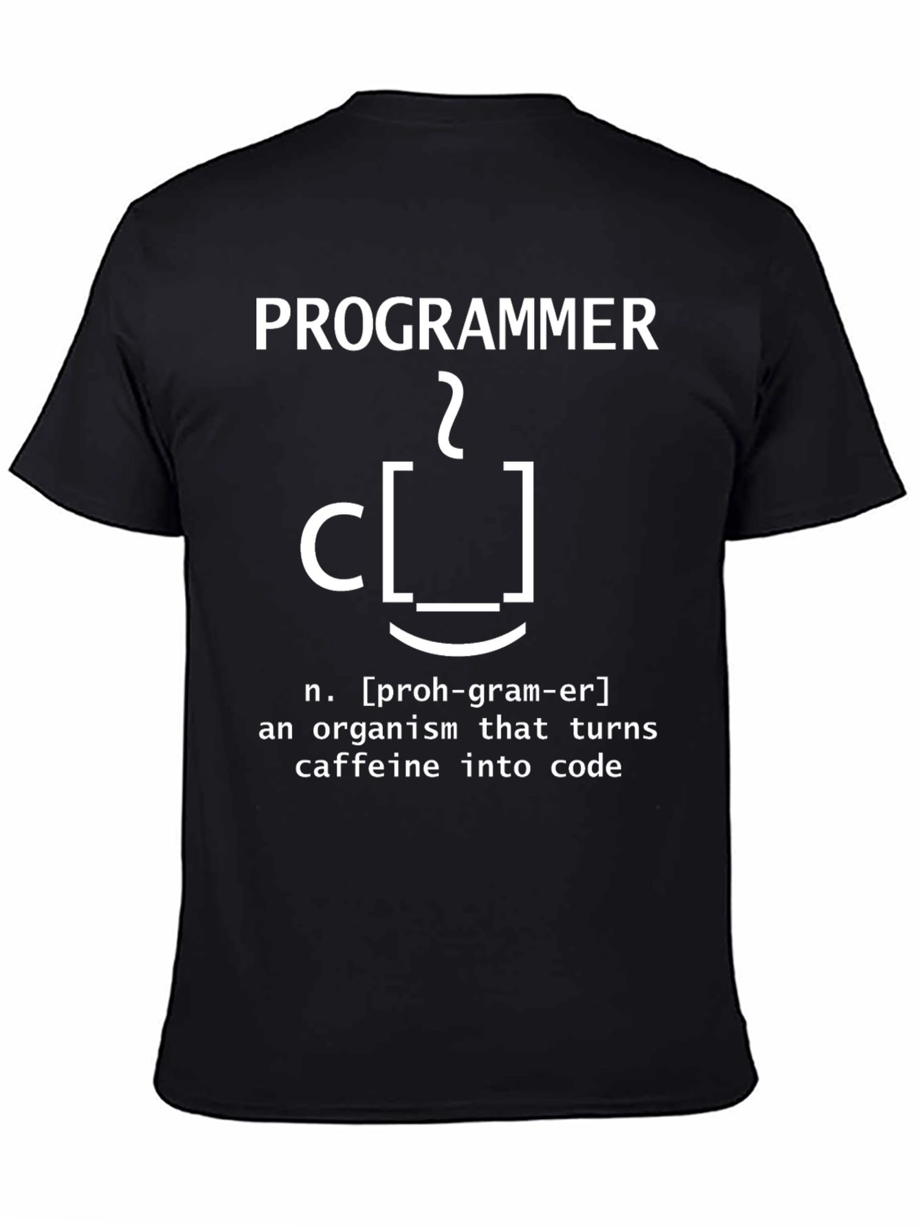 Programmer Definition T-Shirt - Caffeine Coder Tee