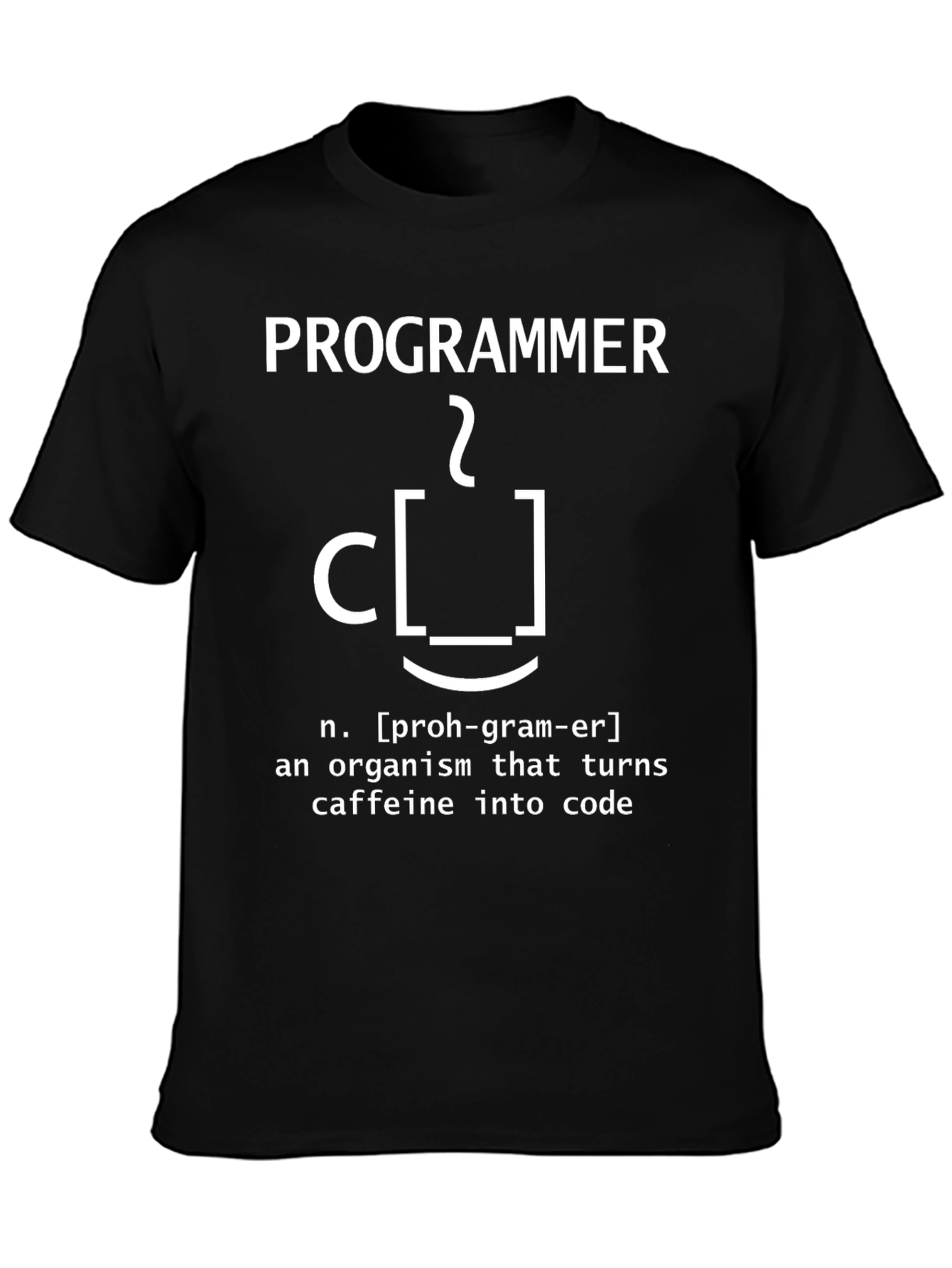 Programmer Definition T-Shirt - Caffeine Coder Tee