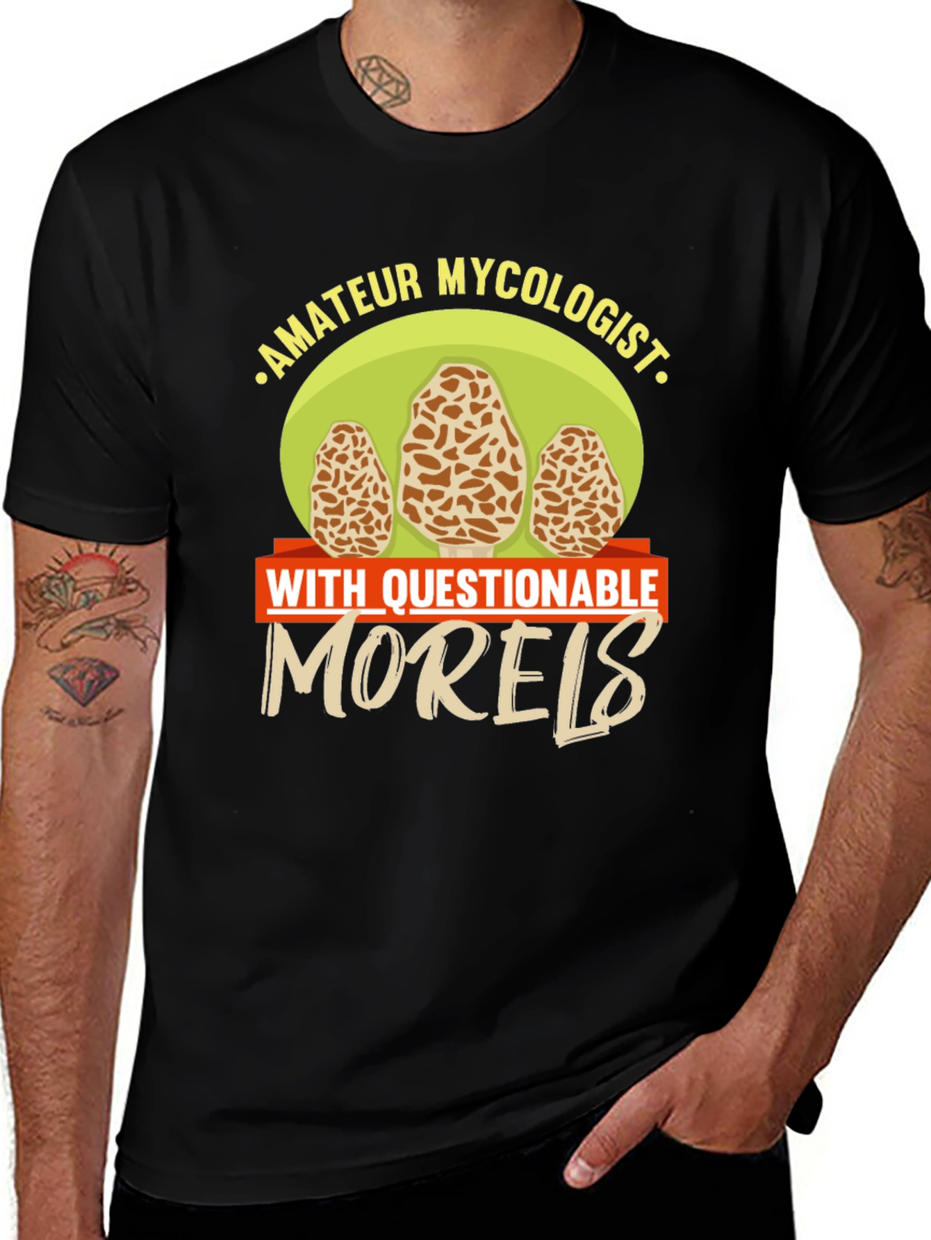 Amateur Mycologist Morels Funny T-Shirt