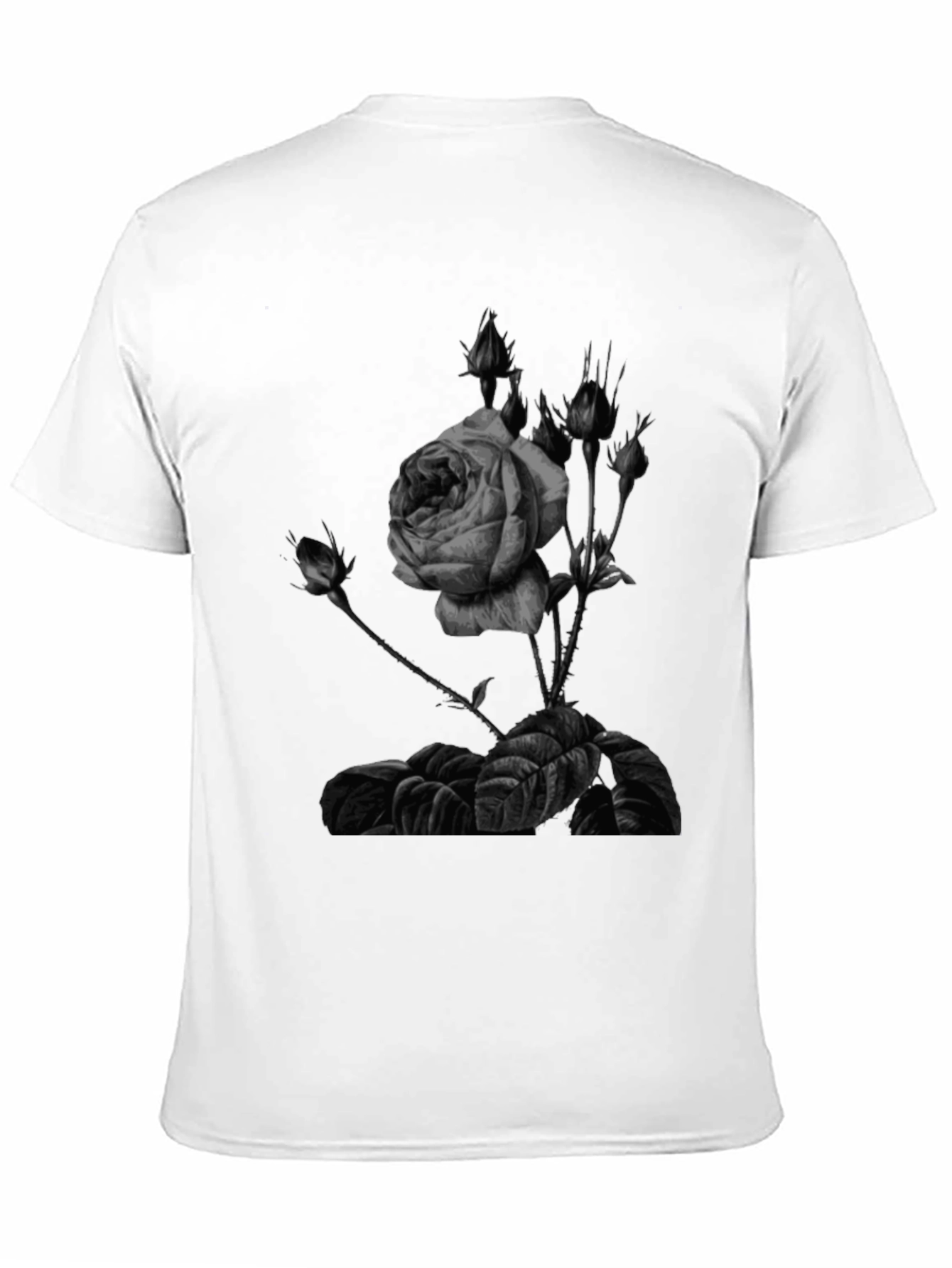 Rose Graphic Print T-Shirt