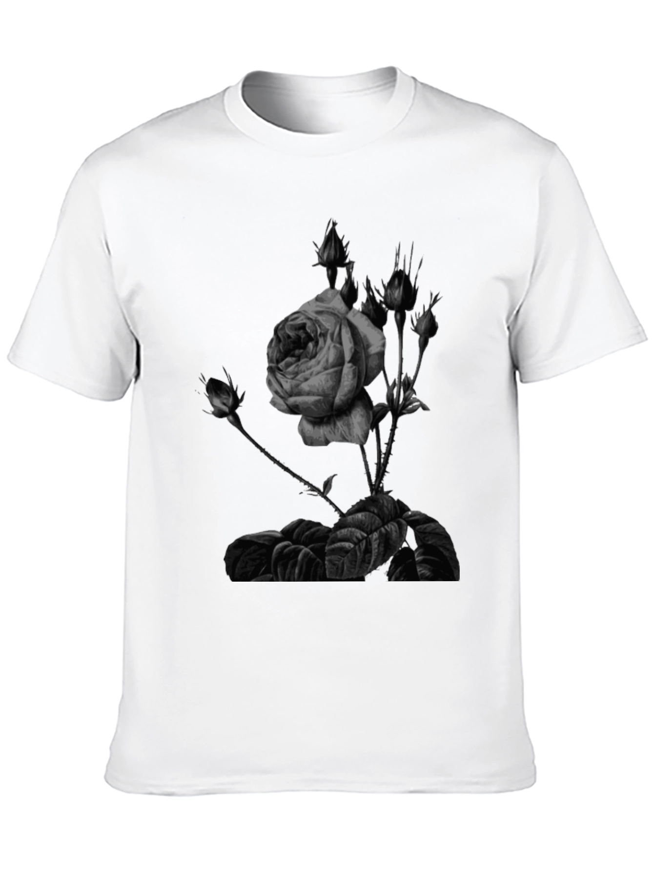 Rose Graphic Print T-Shirt