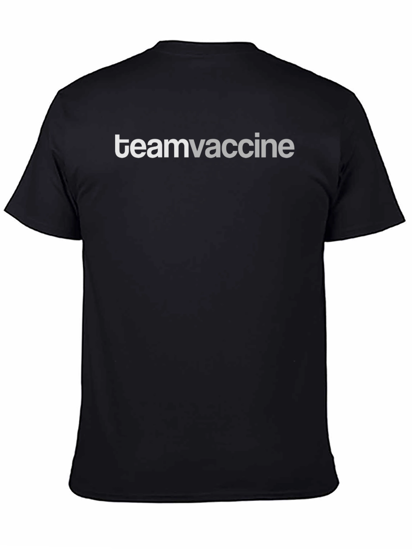 Team Vaccine Black T-Shirt