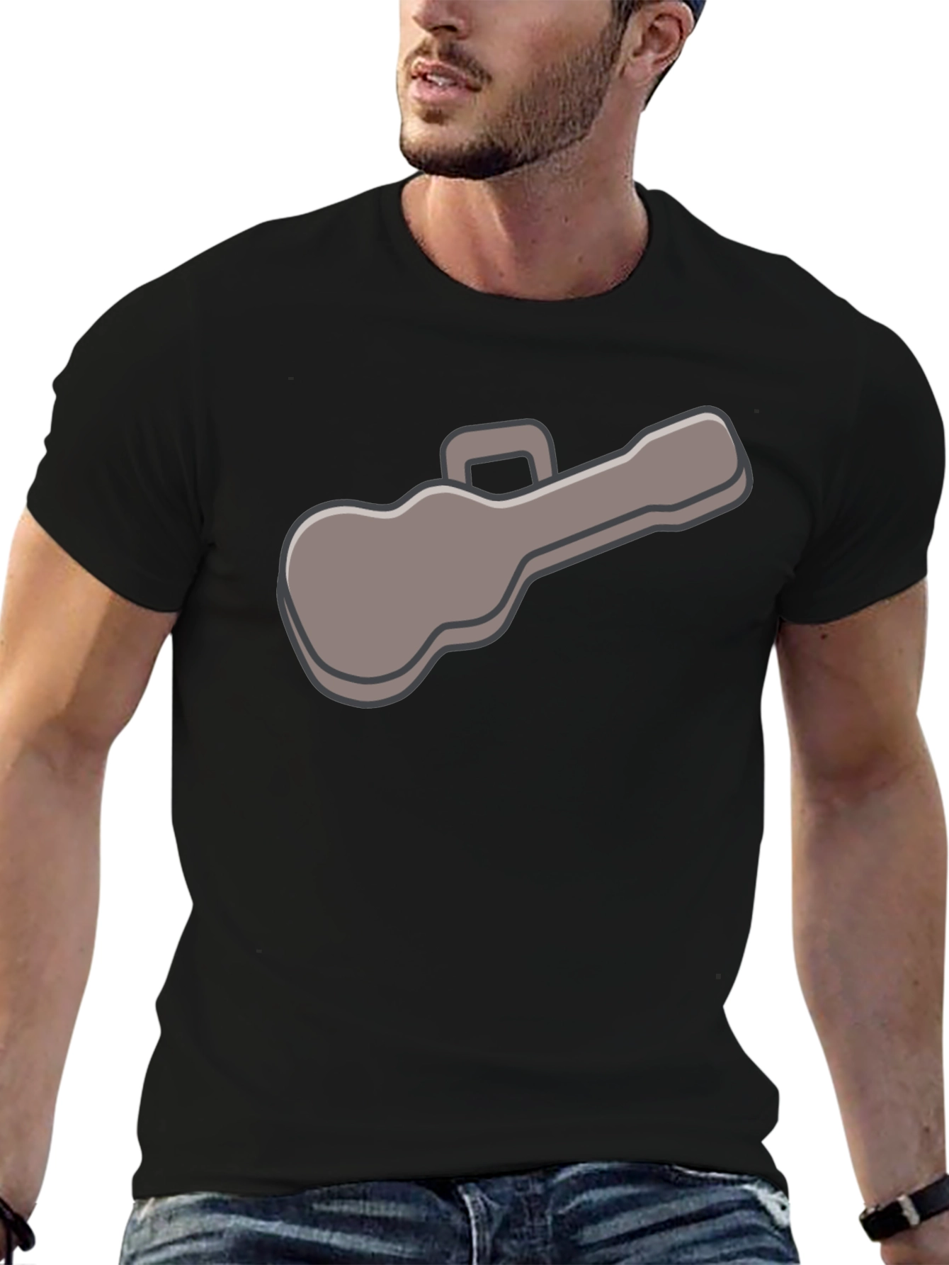 Guitar Case Graphic Tee - Music Lovers Apparel