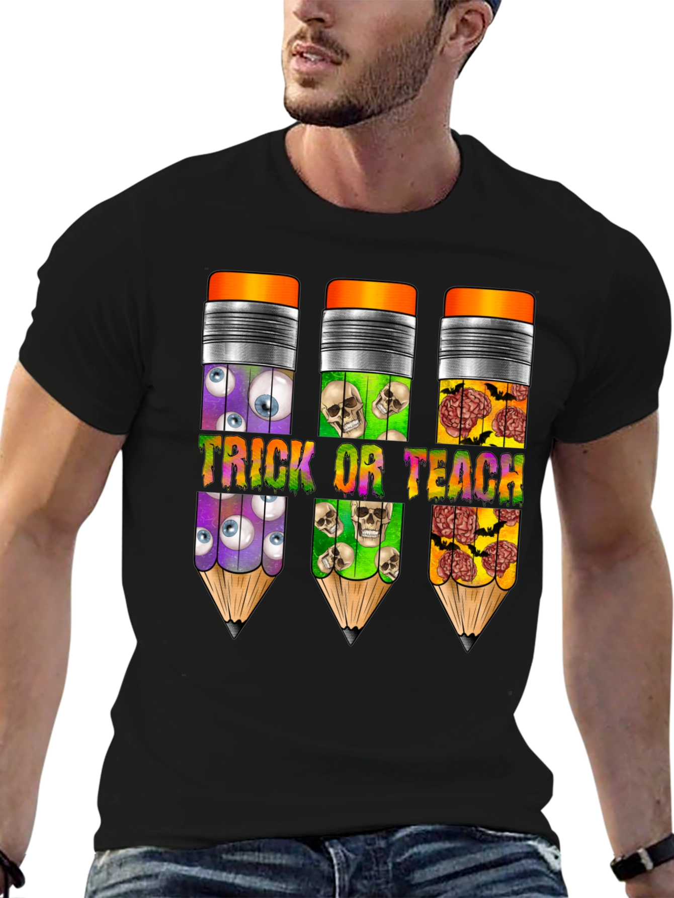 Trick or Teach Halloween T-Shirt