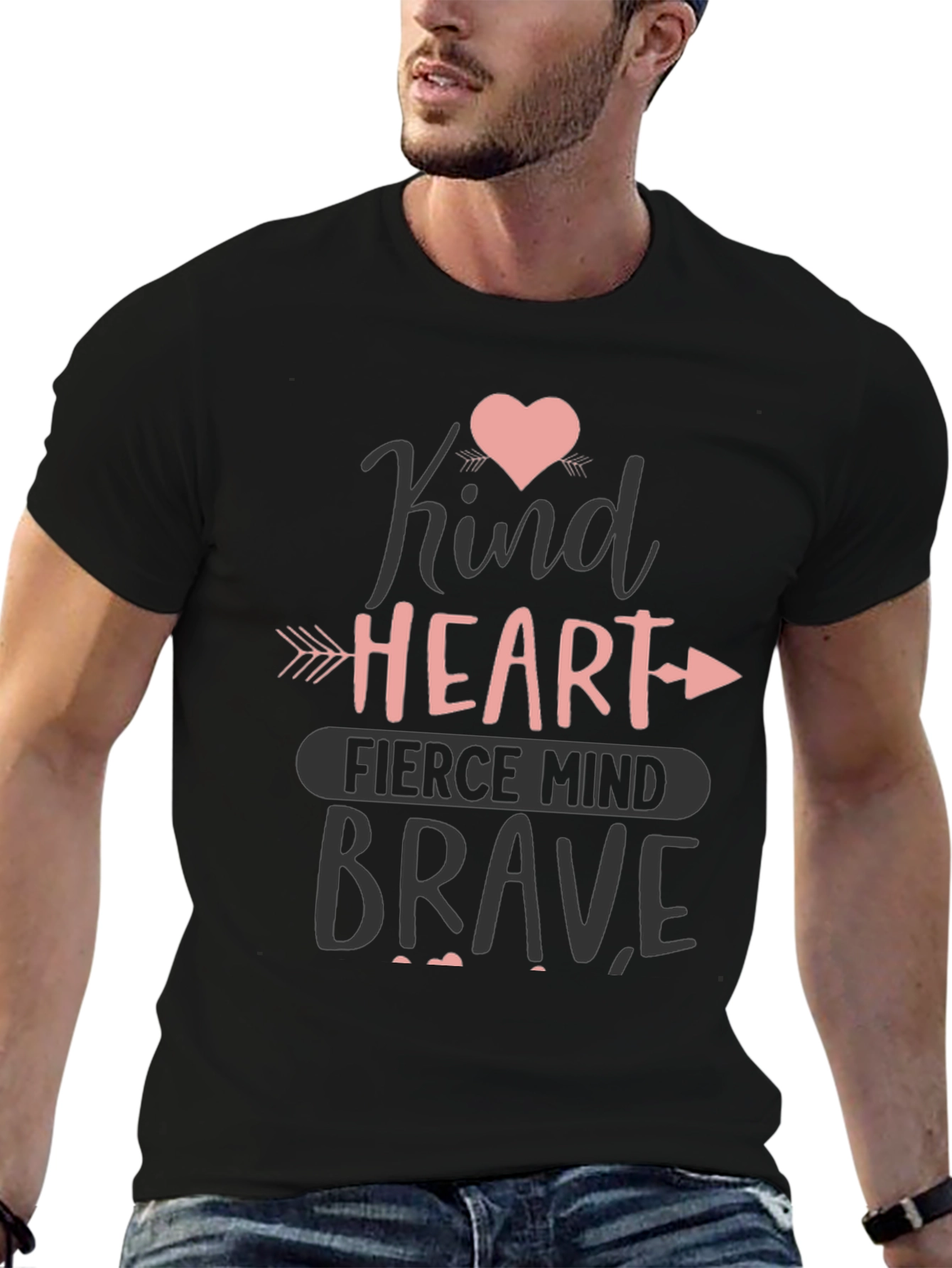 Kind Heart Brave Mind Graphic Tee