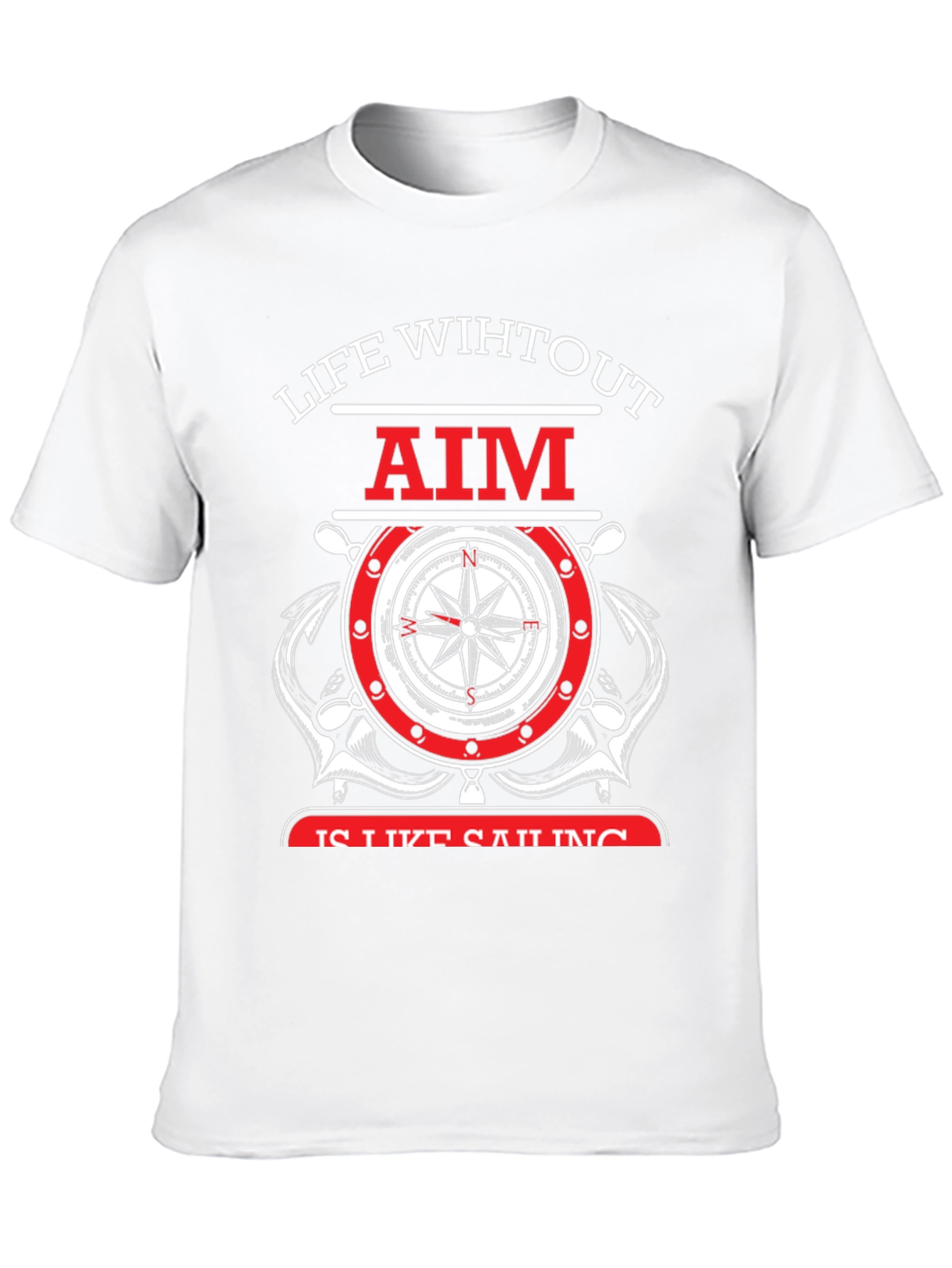 Life Without Aim Sailing Graphic T-Shirt