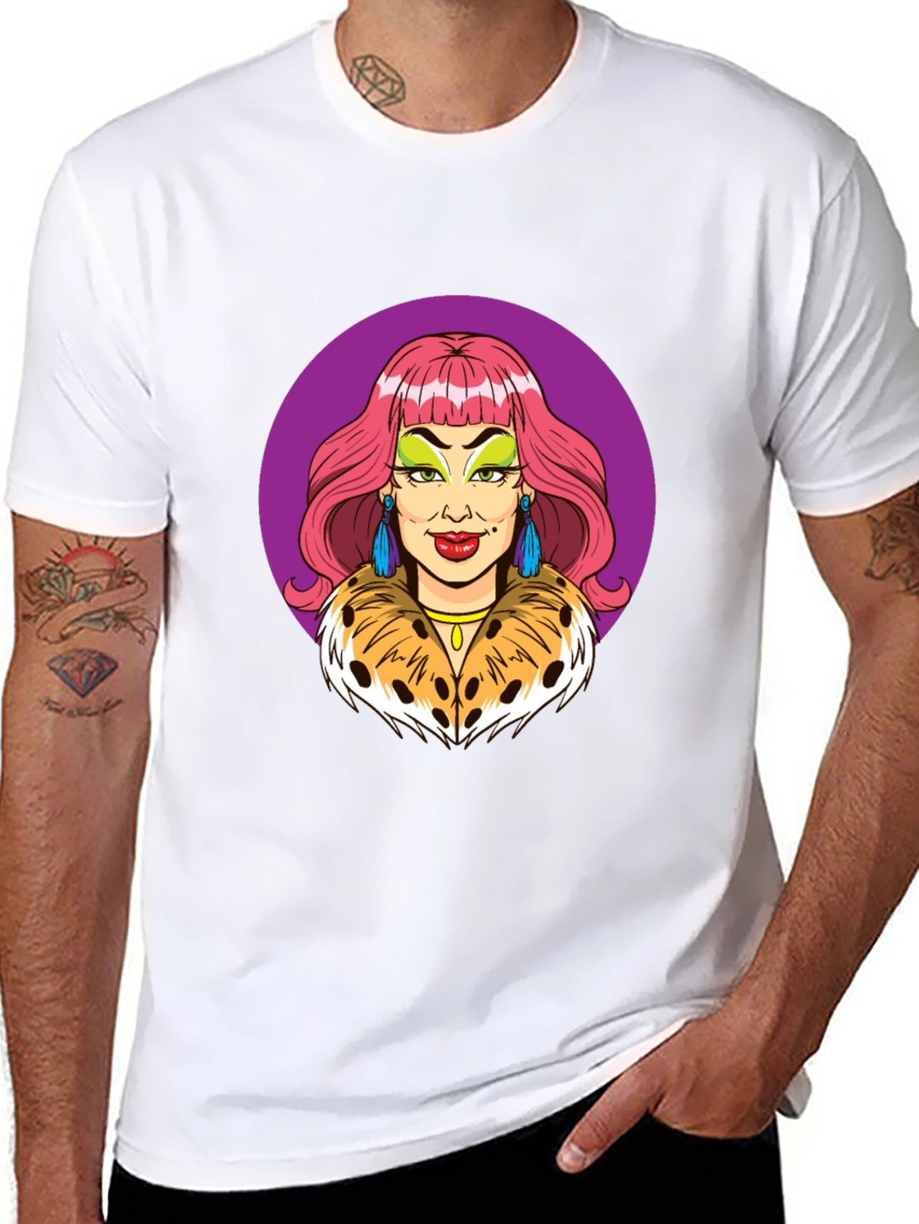 Pop Art Drag Queen Graphic Tee
