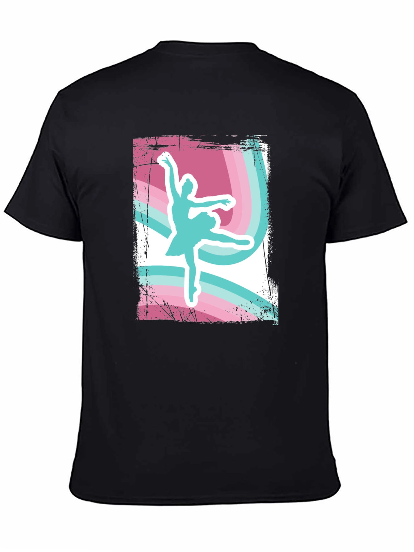 Ballerina Graphic T-Shirt - Retro Dance Tee