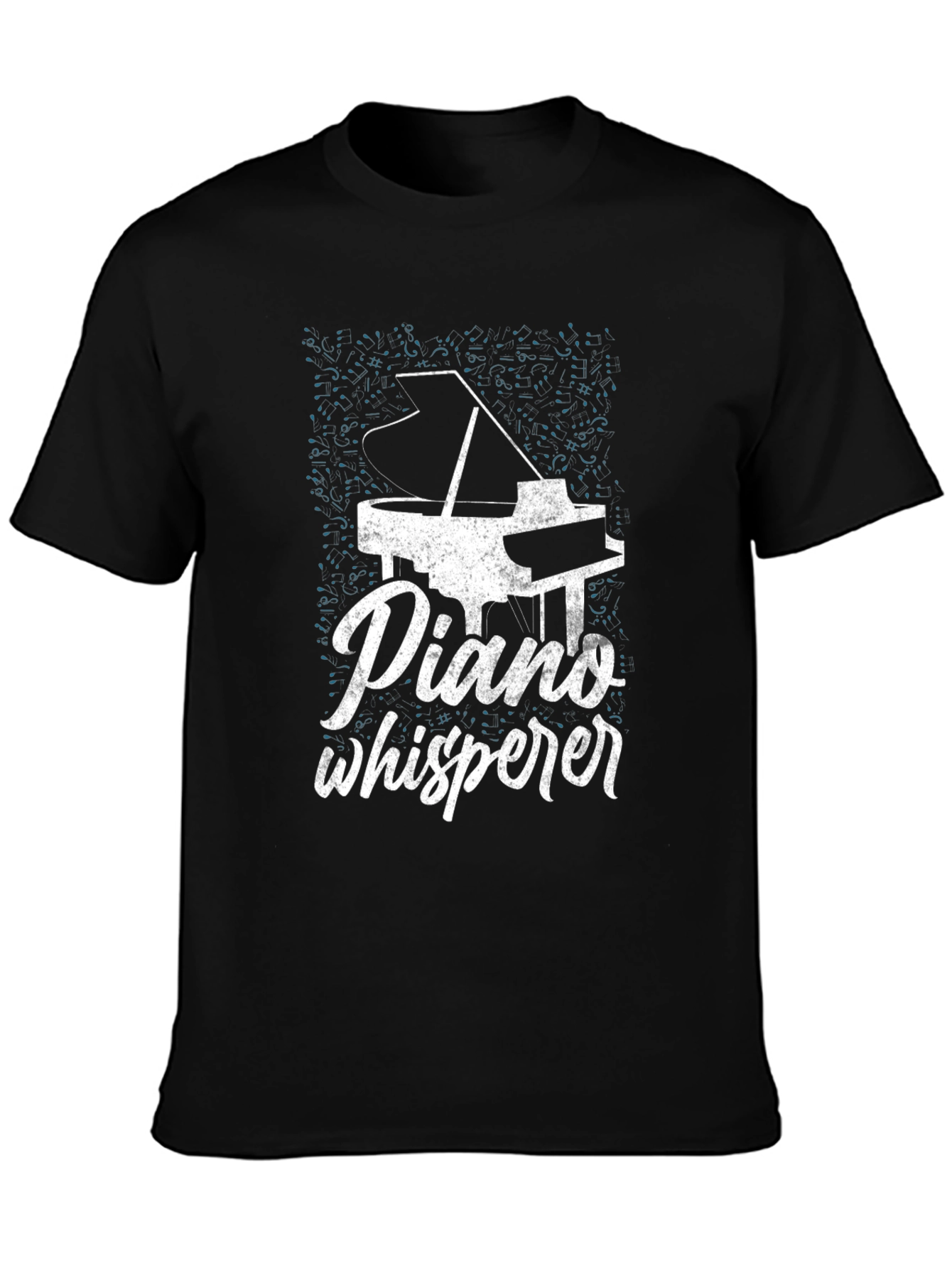 Piano Whisperer Graphic T-Shirt - Music Lover Tee