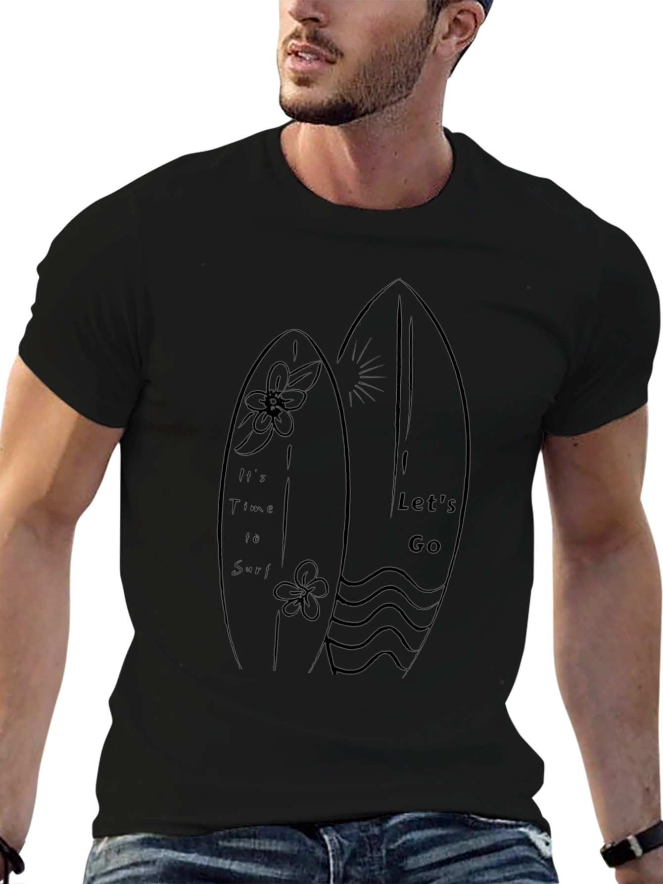 Surfboard Graphic T-Shirt