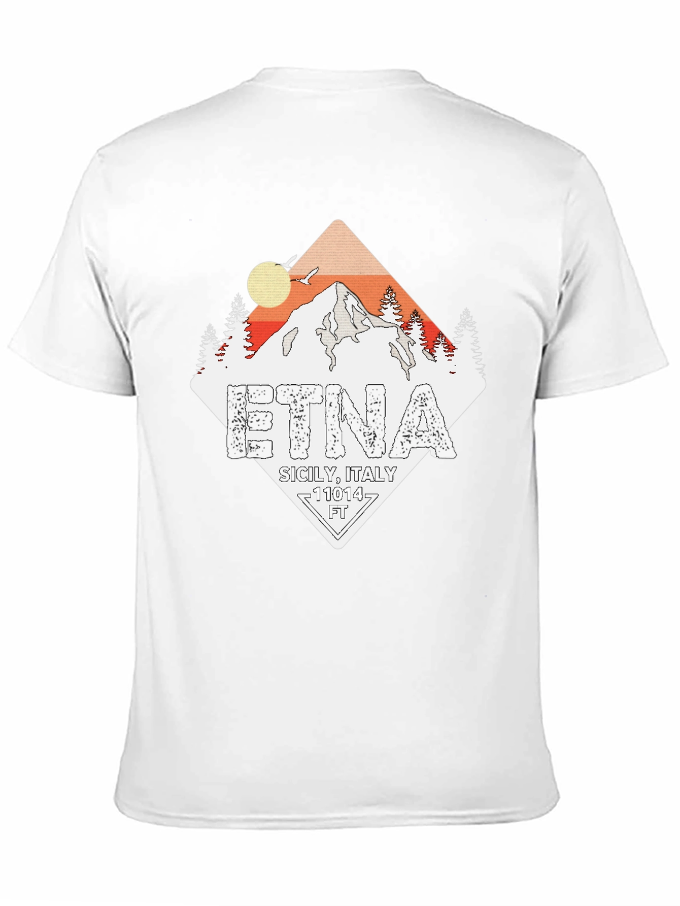 Etna Sicily Italy Graphic Tee