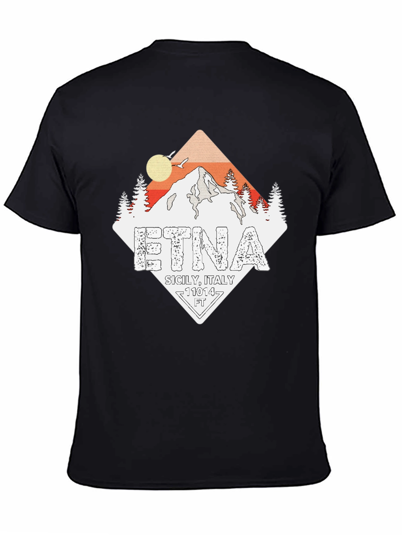 Etna Sicily Italy Graphic Tee