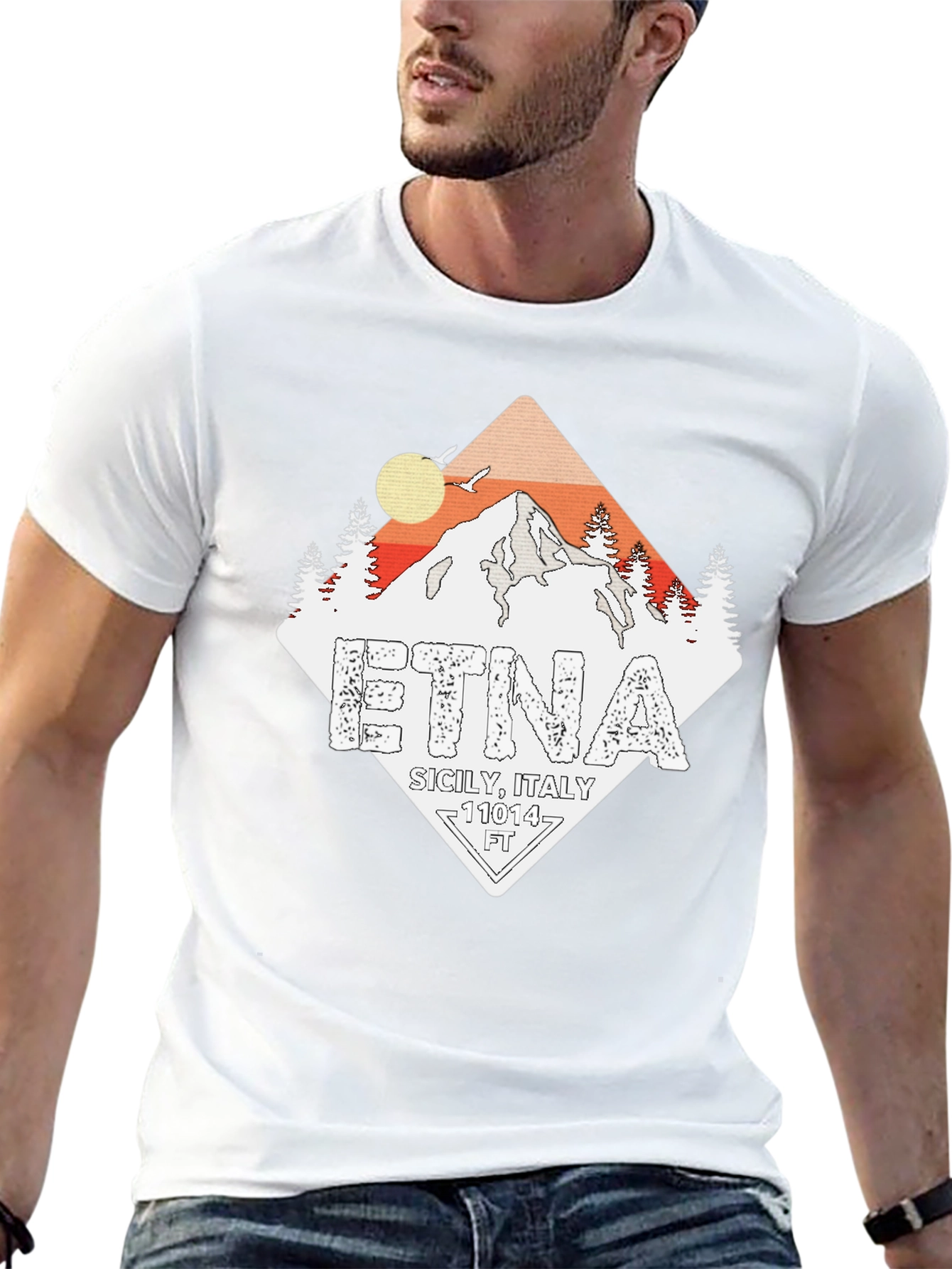 Etna Sicily Italy Graphic Tee
