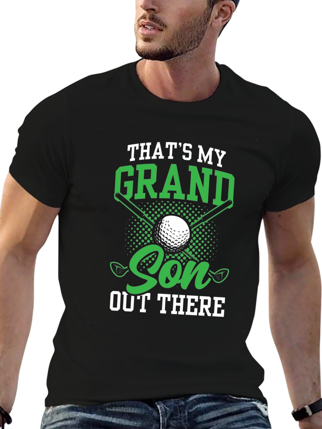 Thats My Grandson Out There - Golf T-Shirt