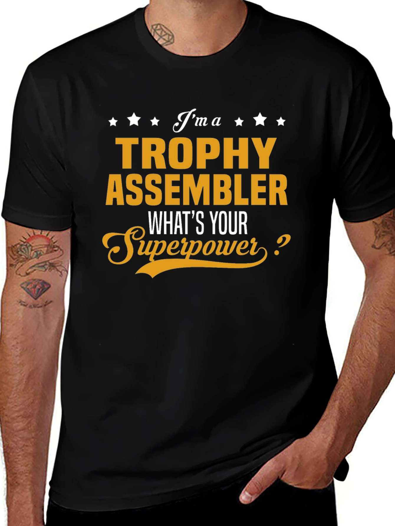 Trophy Assembler Superpower Graphic Tee