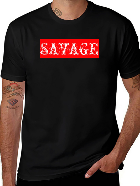 Savage Graphic Tee - Bold Style