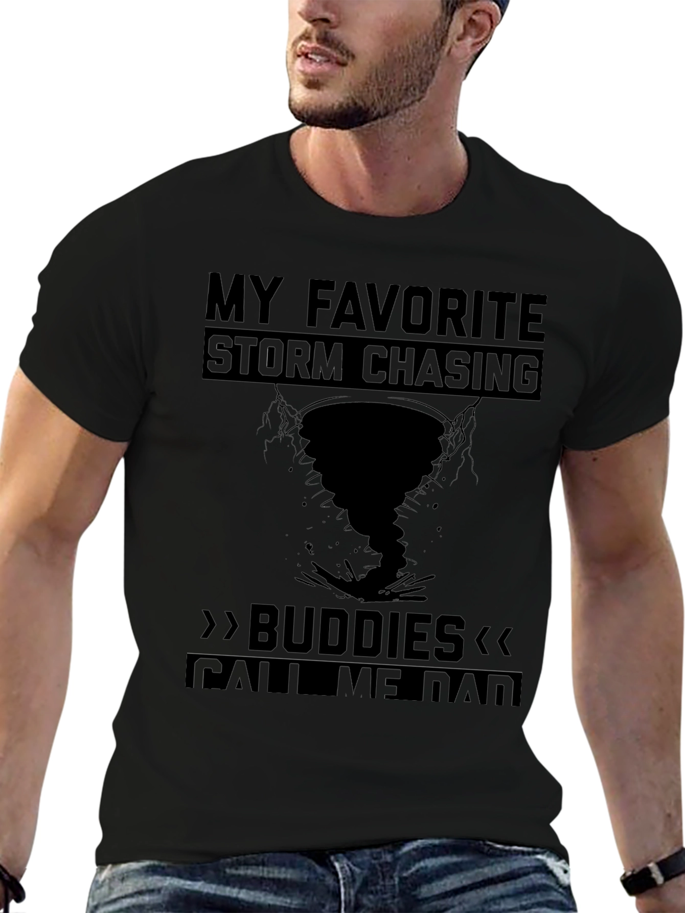 Storm Chasing Dad T-Shirt - Tornado Apparel