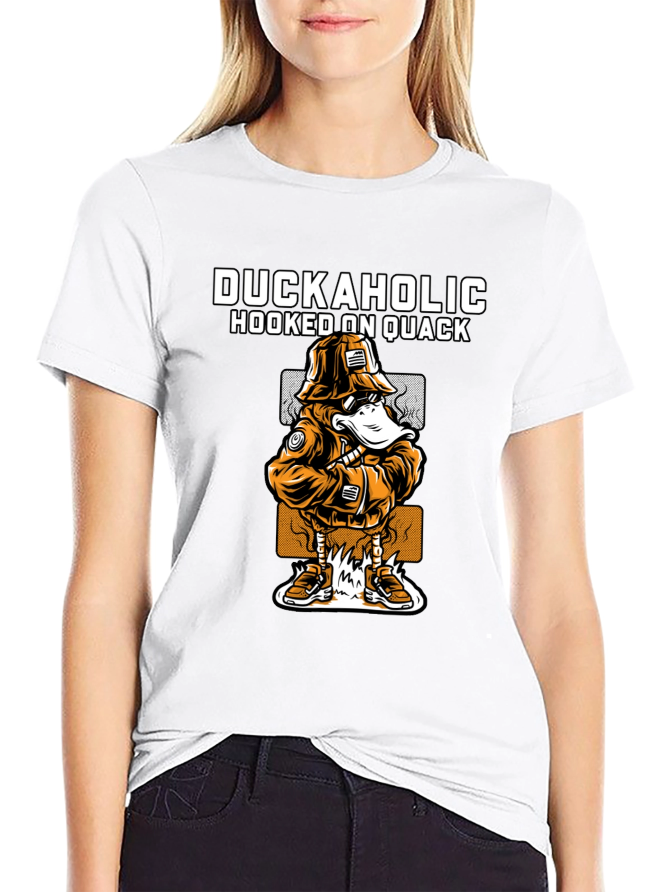 Duckaholic T-Shirt - Hooked on Quack