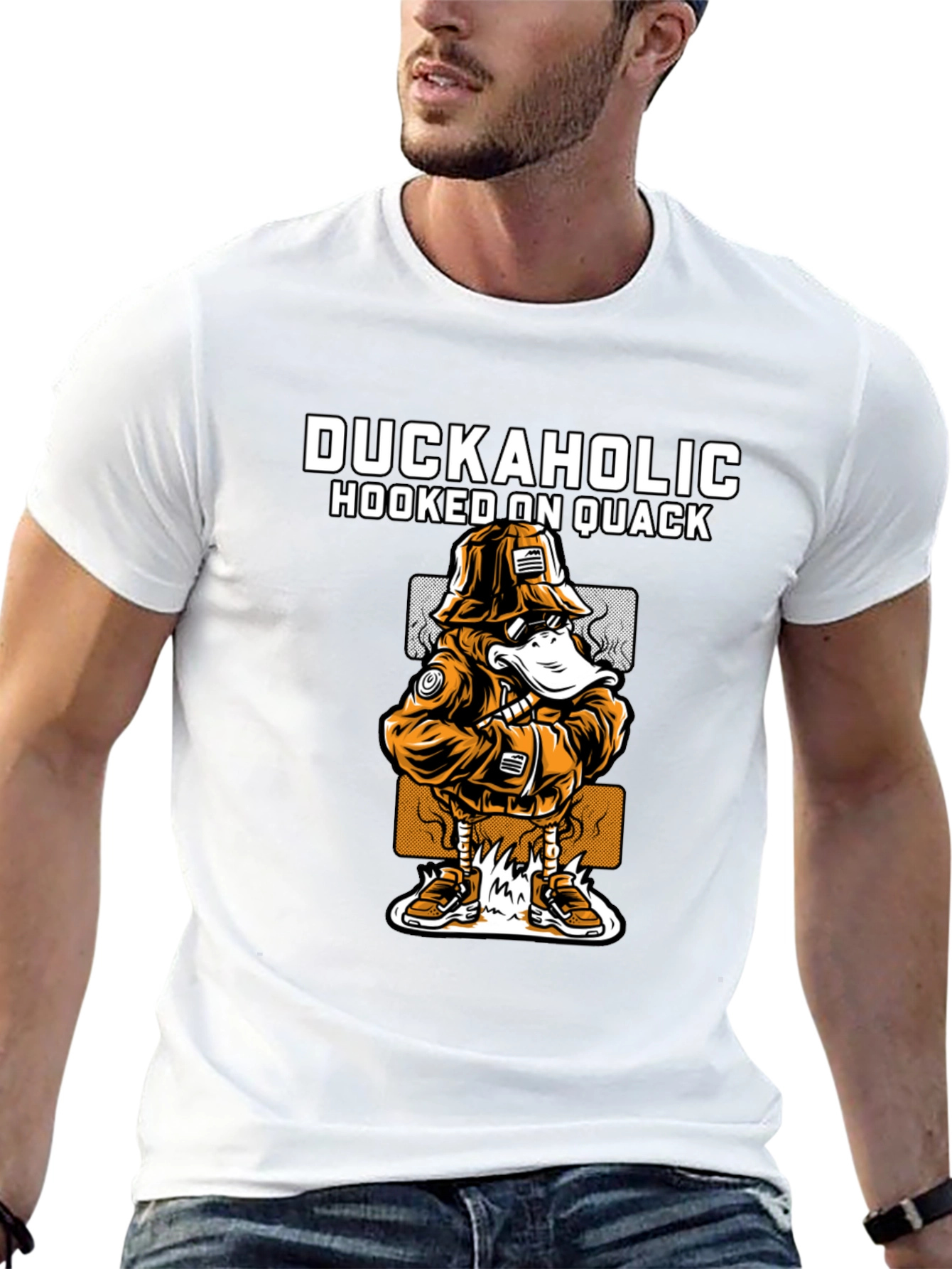 Duckaholic T-Shirt - Hooked on Quack