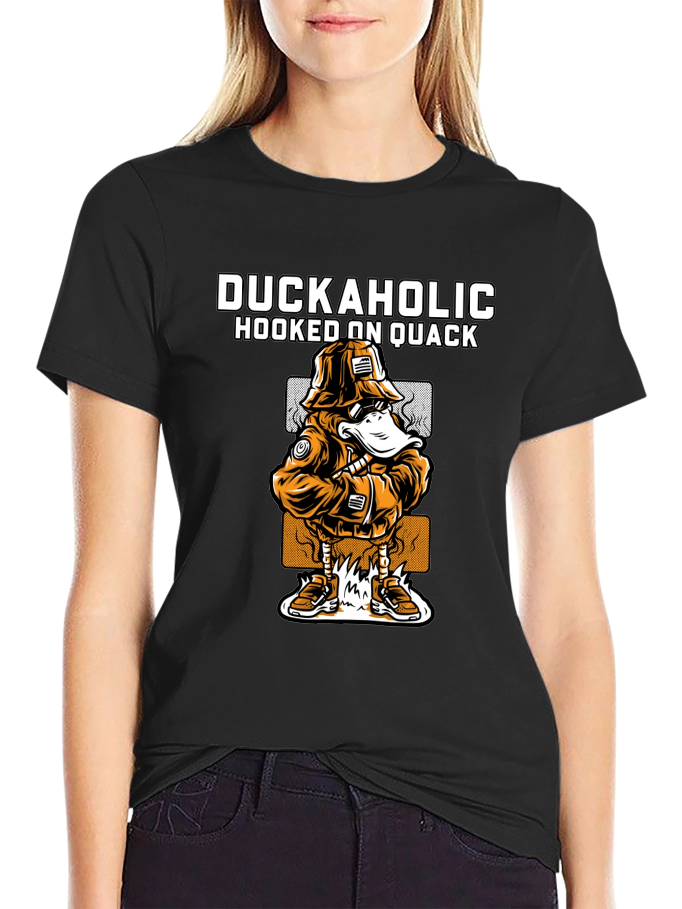 Duckaholic T-Shirt - Hooked on Quack