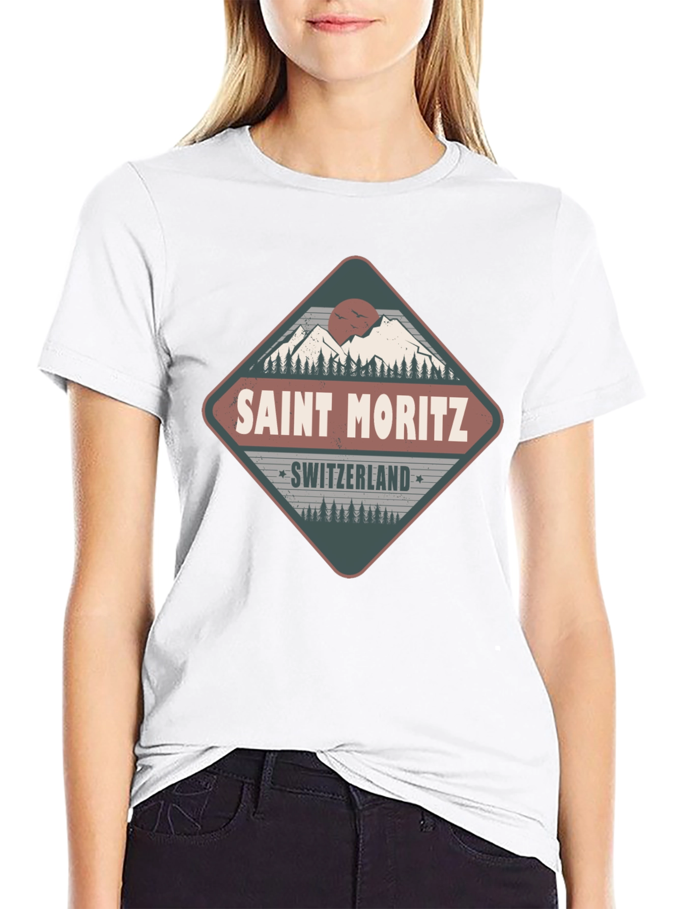 Saint Moritz Switzerland Graphic Tee