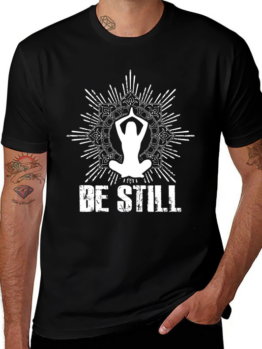 Be Still Yoga Meditation T-Shirt