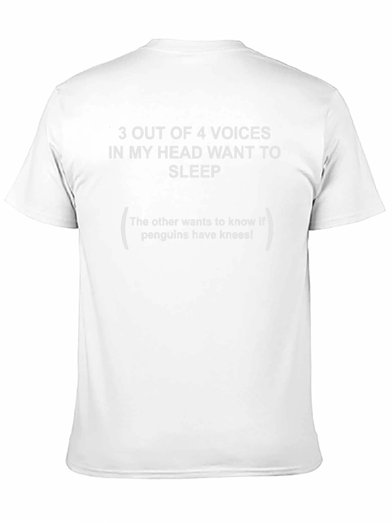 Funny Penguin Knees Graphic T-Shirt
