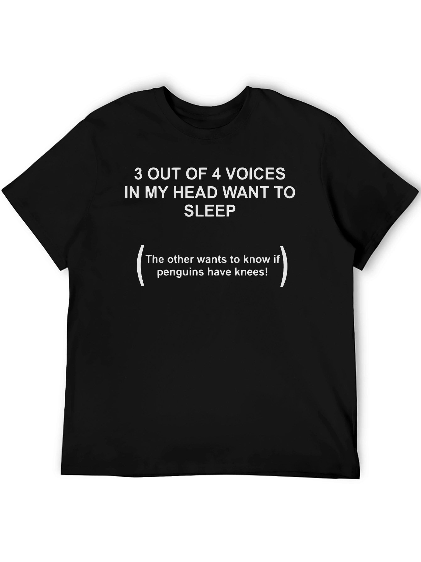 Funny Penguin Knees Graphic T-Shirt