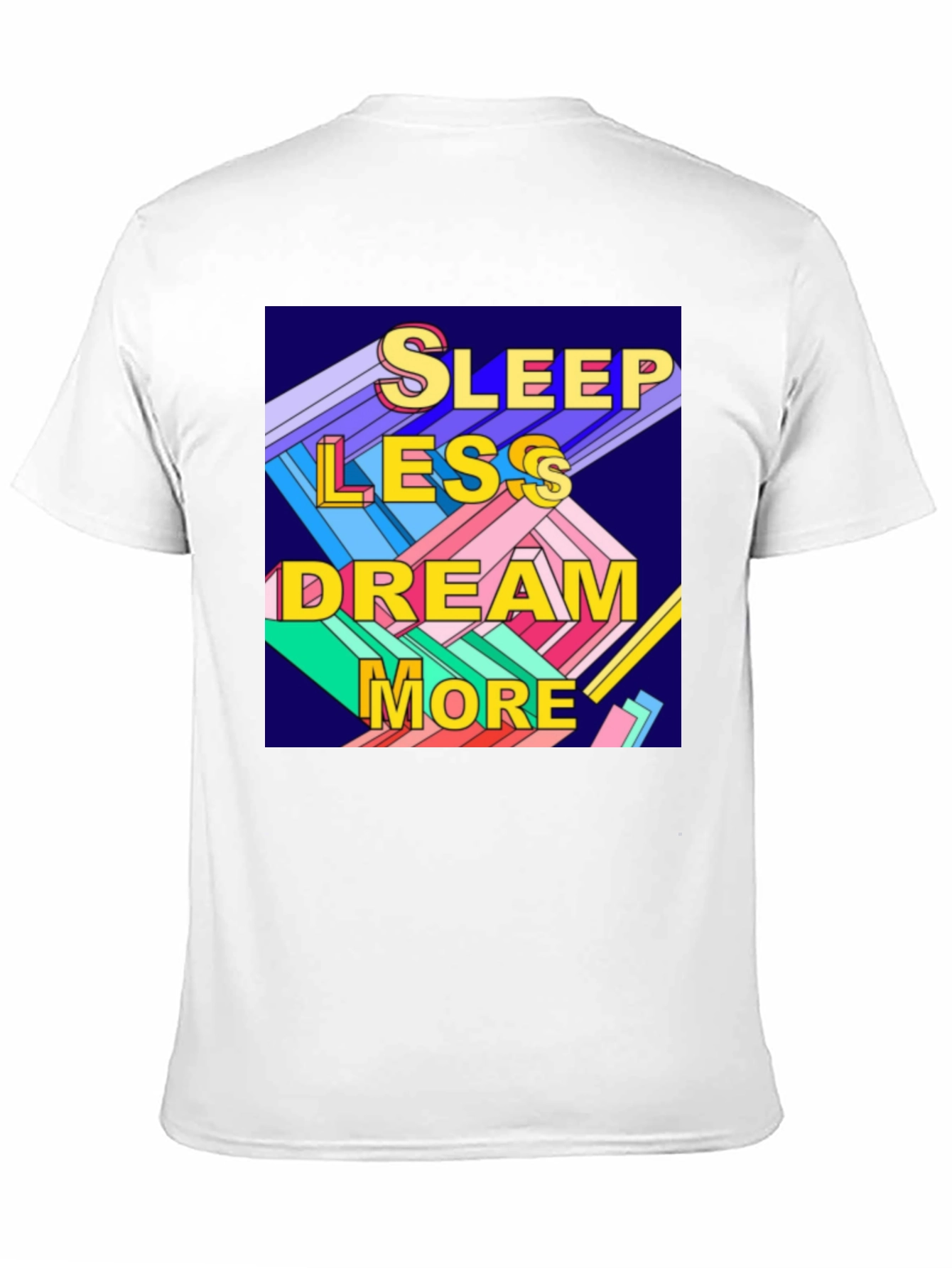 Sleep Less Dream More Graphic Tee - Black