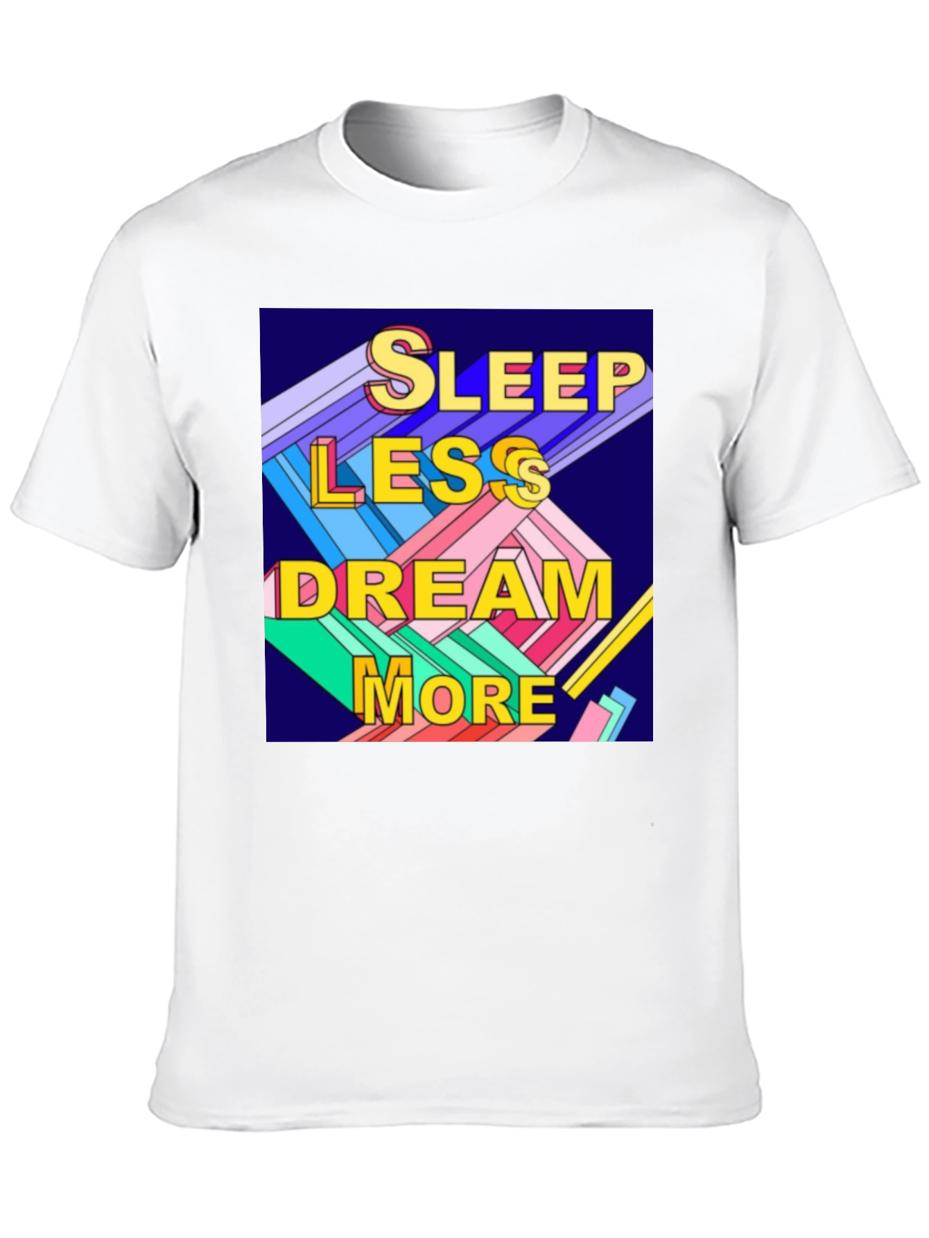 Sleep Less Dream More Graphic Tee - Black