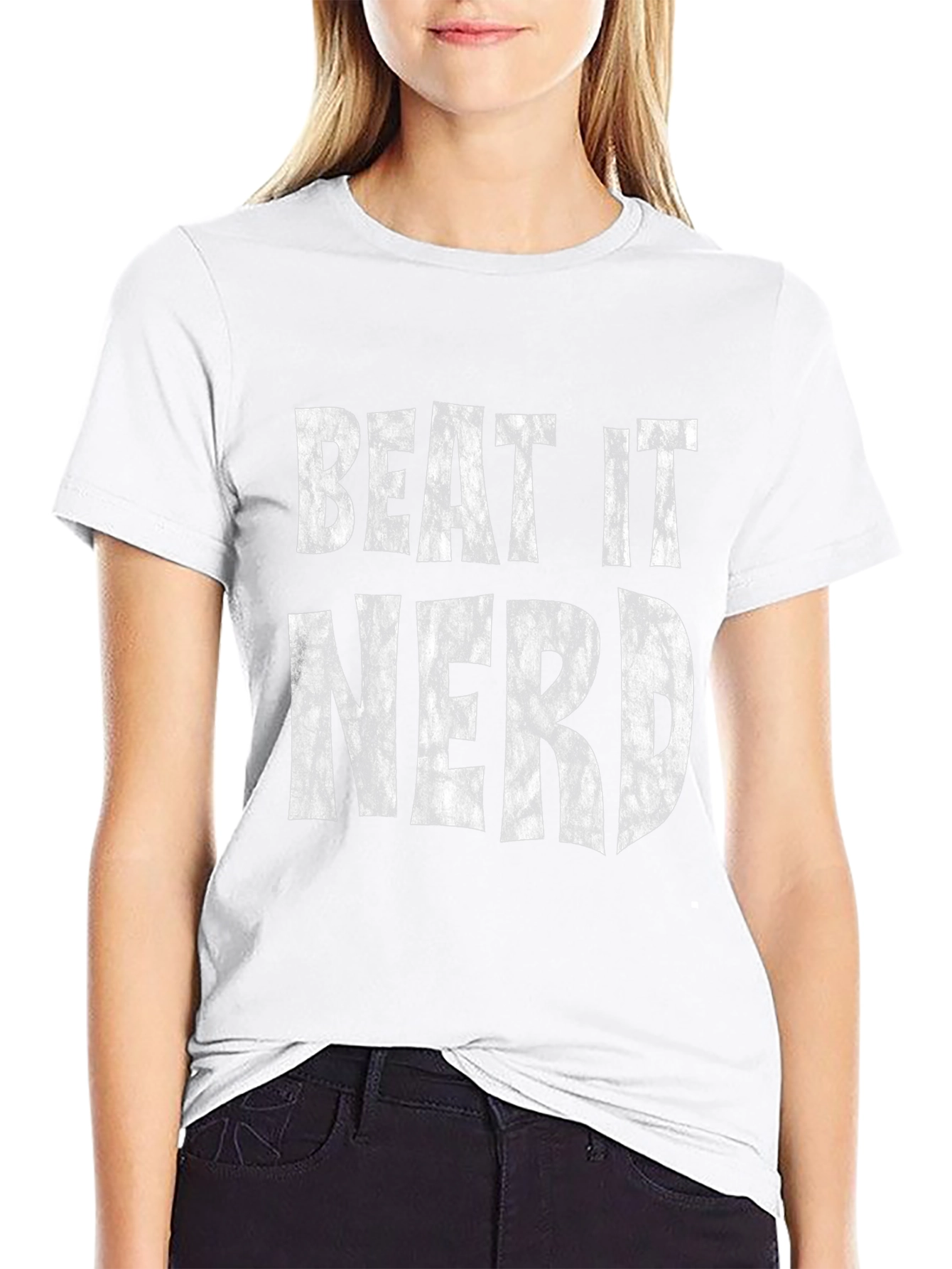 Beat It Nerd - Graphic T-Shirt