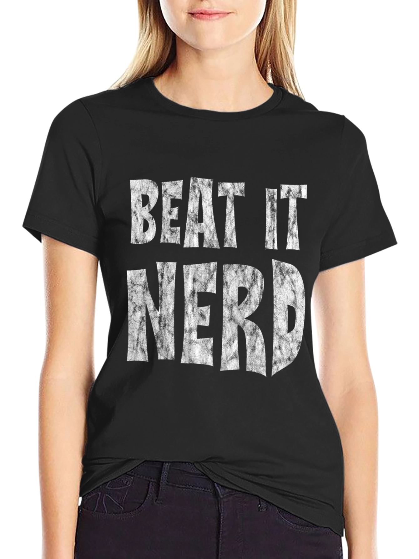Beat It Nerd - Graphic T-Shirt