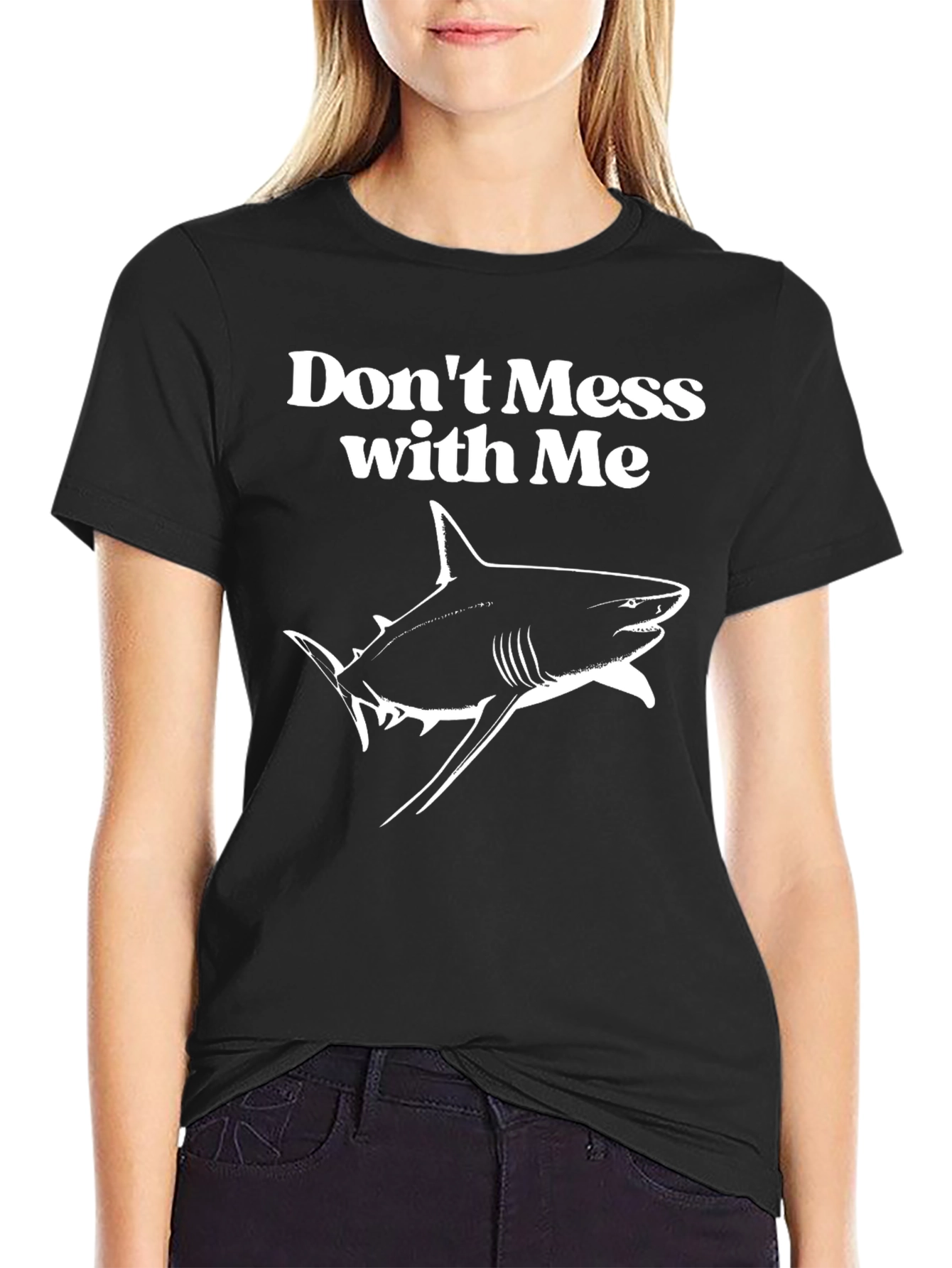 Dont Mess With Me Shark Graphic Tee