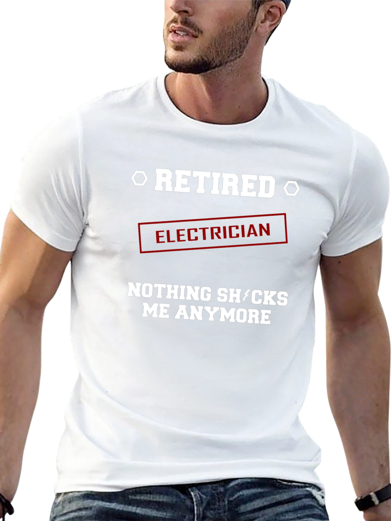 Retired Electrician Graphic T-Shirt
