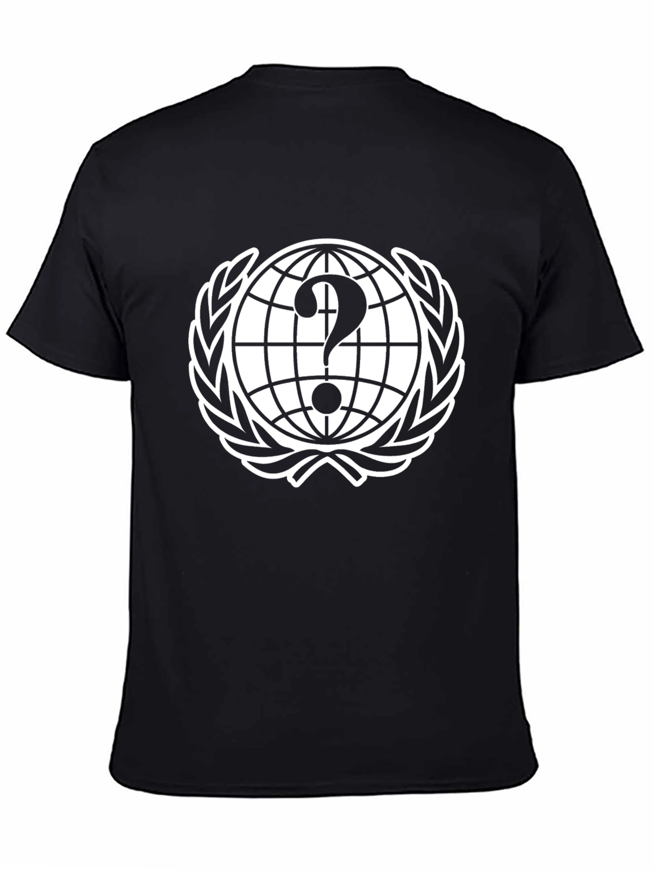 Question Globe T-Shirt - Unisex Black Tee