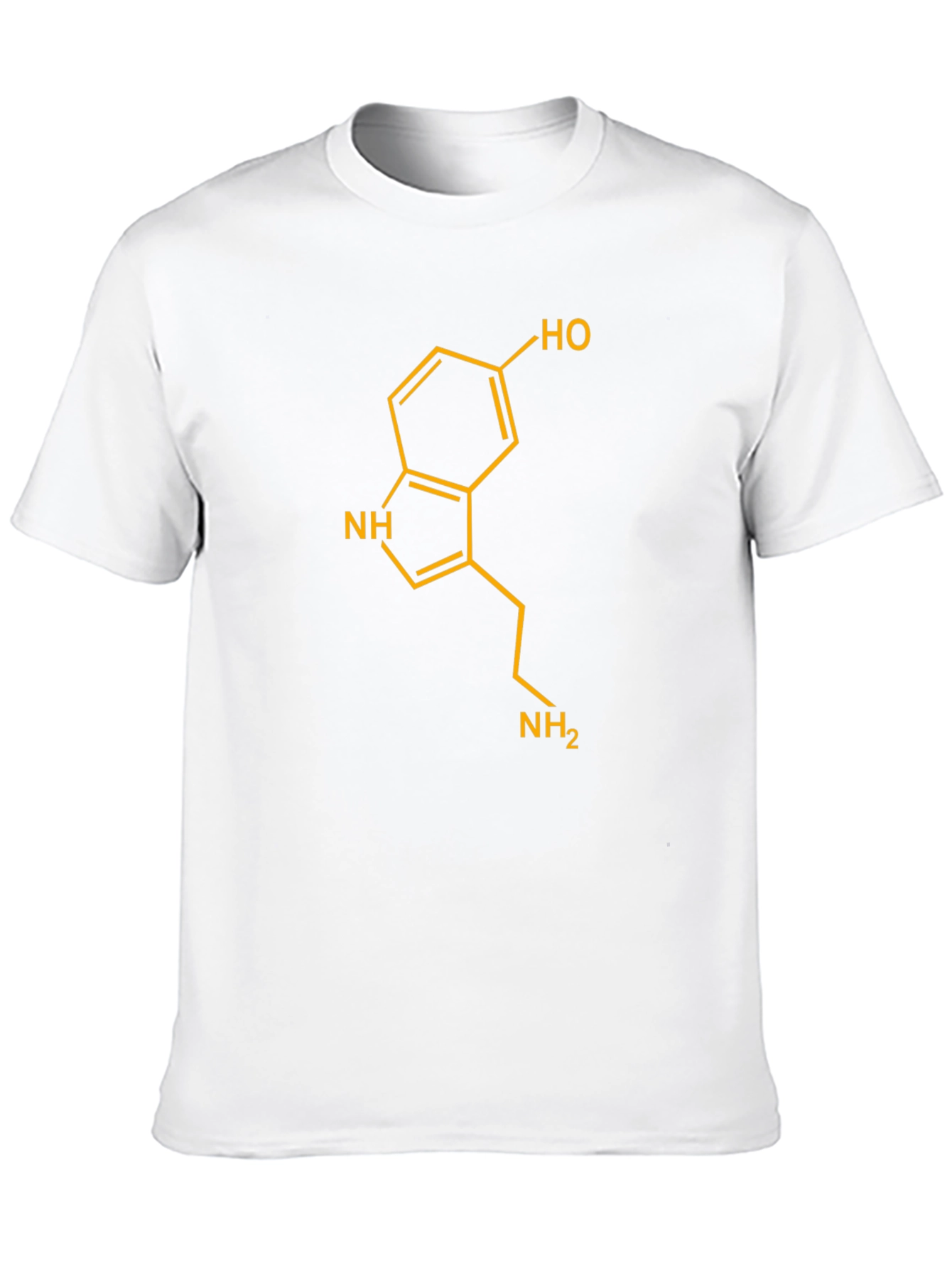 Serotonin Molecule Graphic T-Shirt