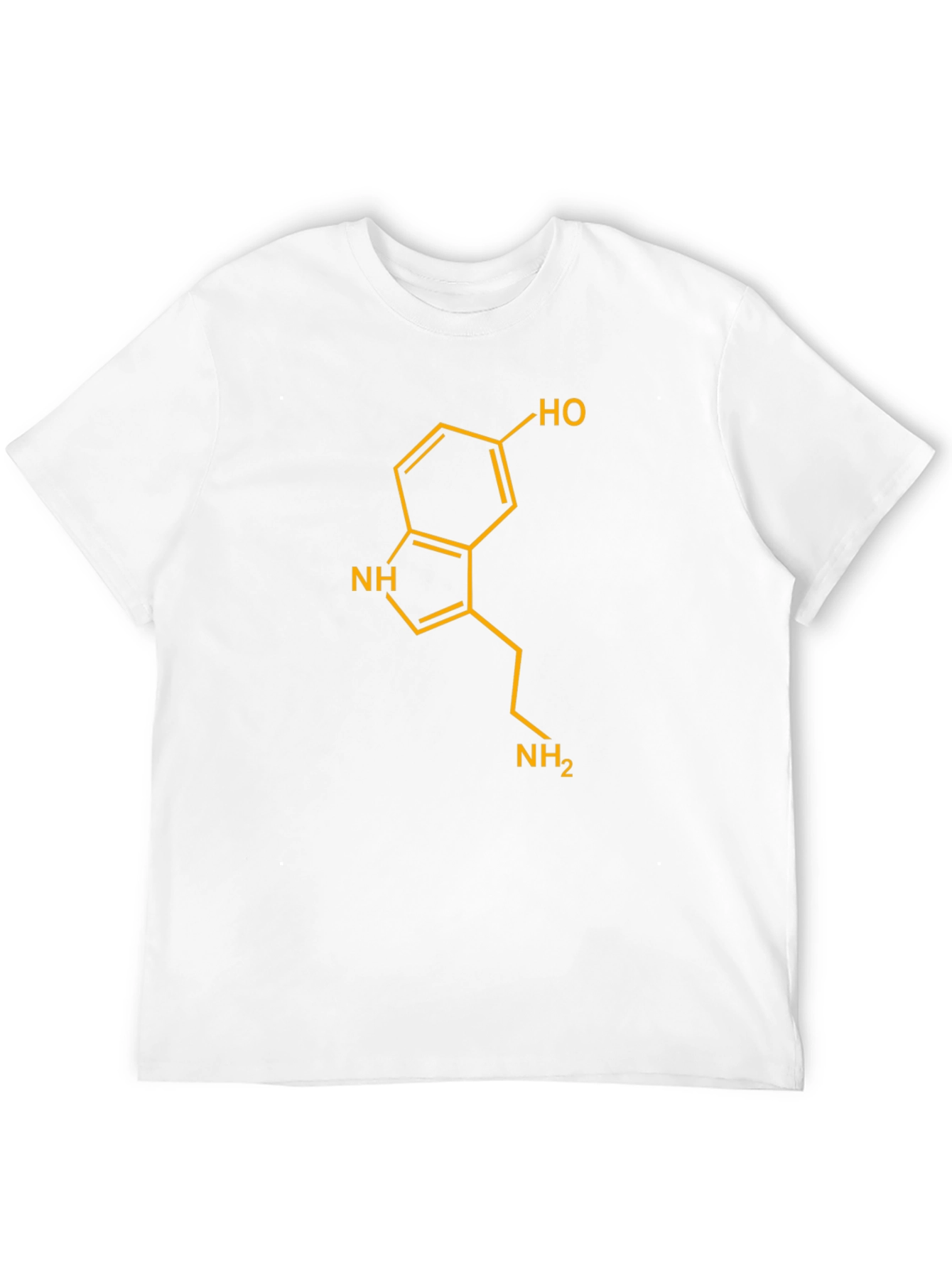 Serotonin Molecule Graphic T-Shirt