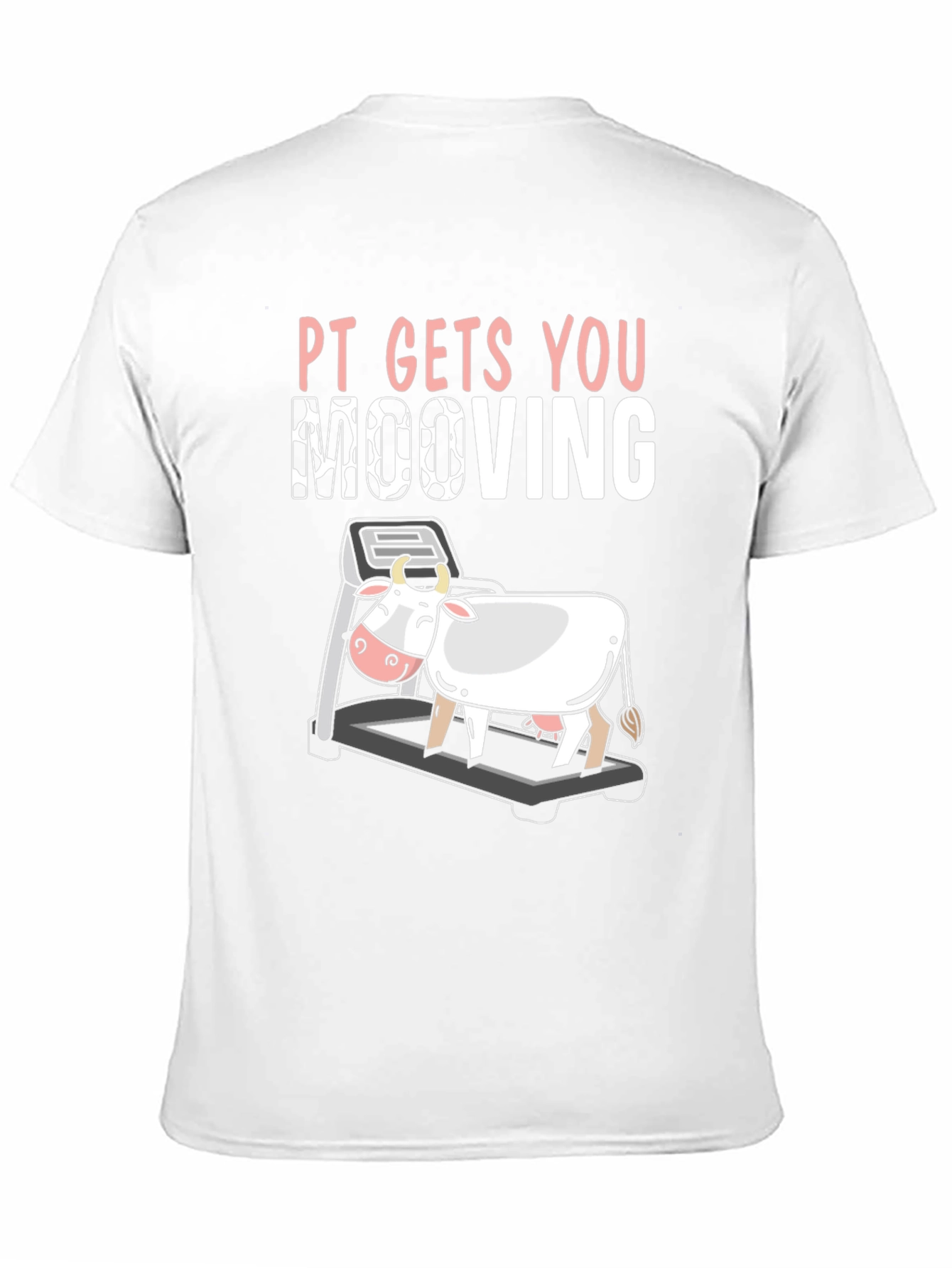 PT Gets You Moooving Black T-Shirt