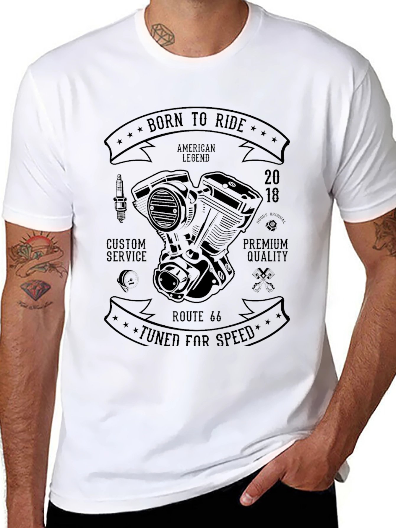 Born to Ride Graphic Tee - American Legend